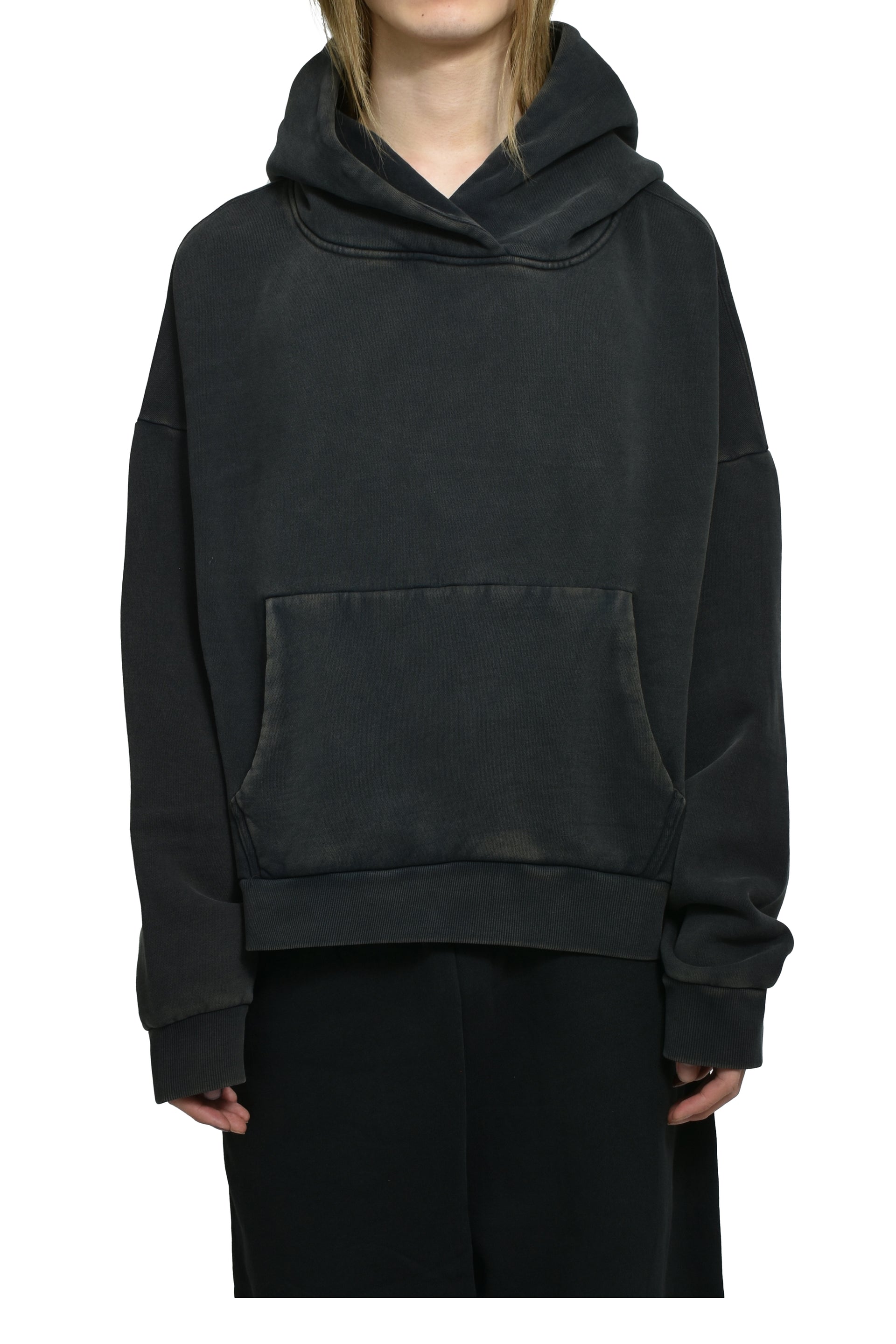 HEAVY HOOD / WASHED BLK