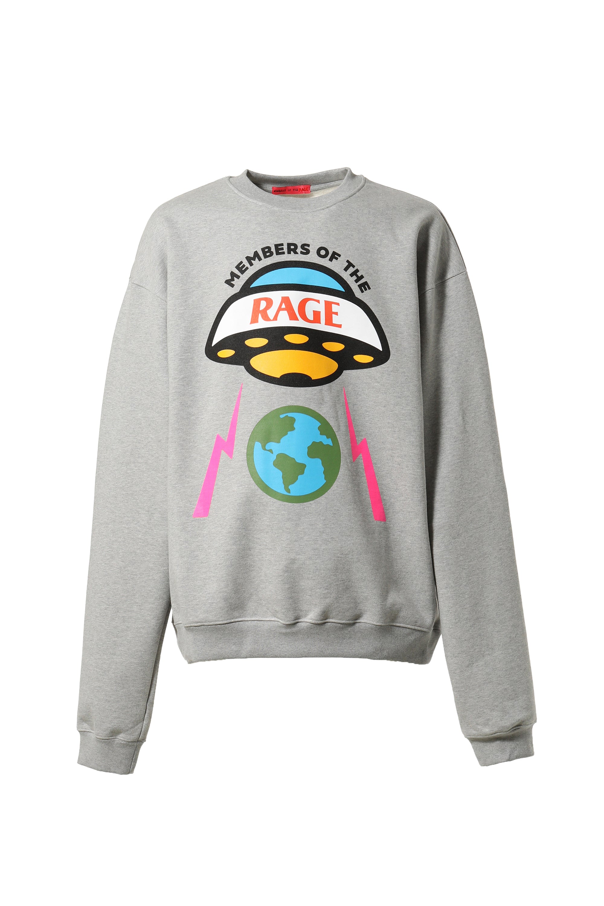 MEMBERS OF THE RAGE FW23 MOTR CREW NECK / HEATHER GRY -NUBIAN