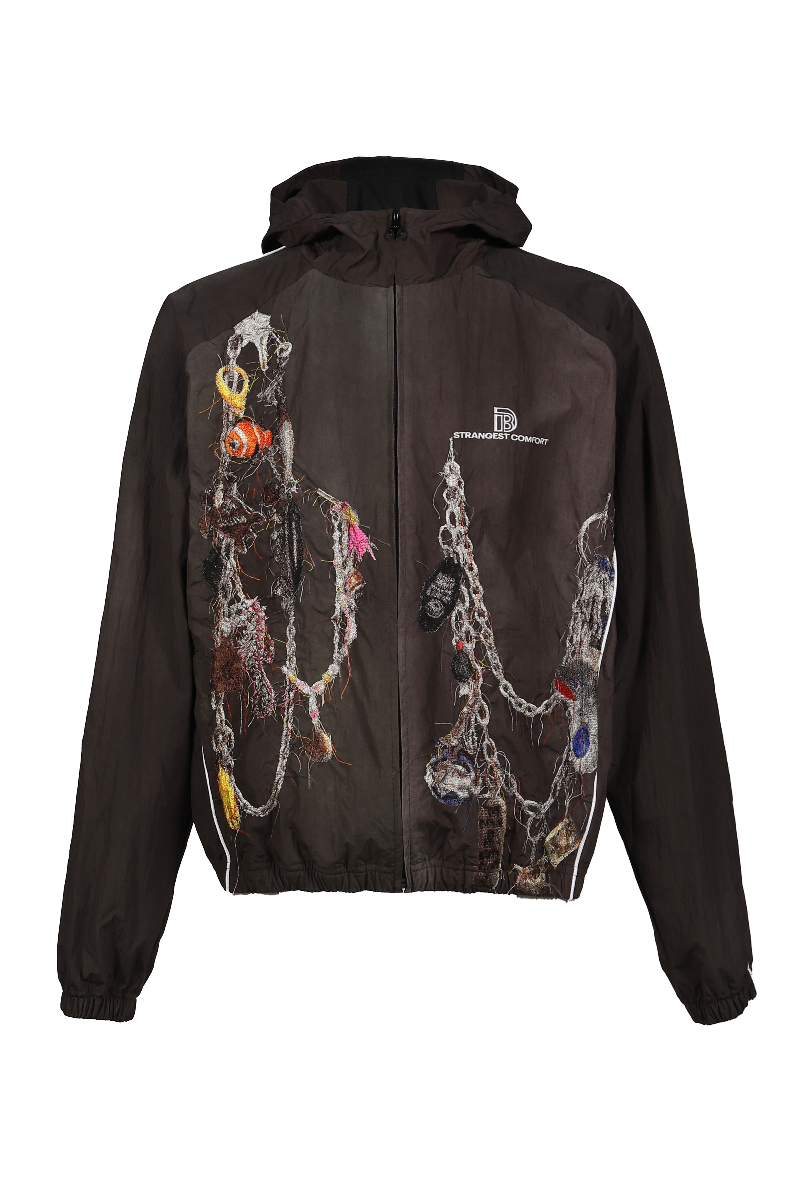 ジャケット・アウター EMBROIDERED CHAIN TRACK JACKET L doublet ダブレット SS26 EMBROIDERED CHAIN TRACK JACKET / CHA