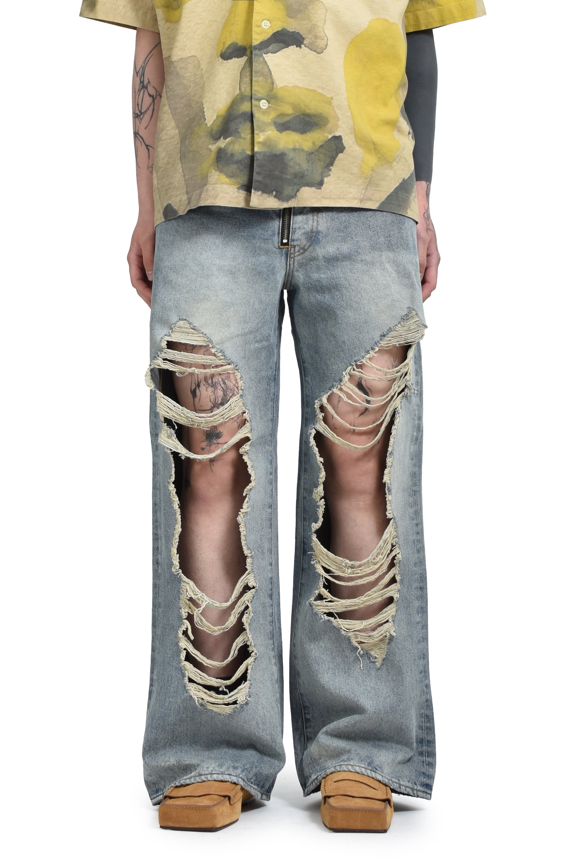 JUN/NAKAYAMA JN RIPPED DENIM / IND