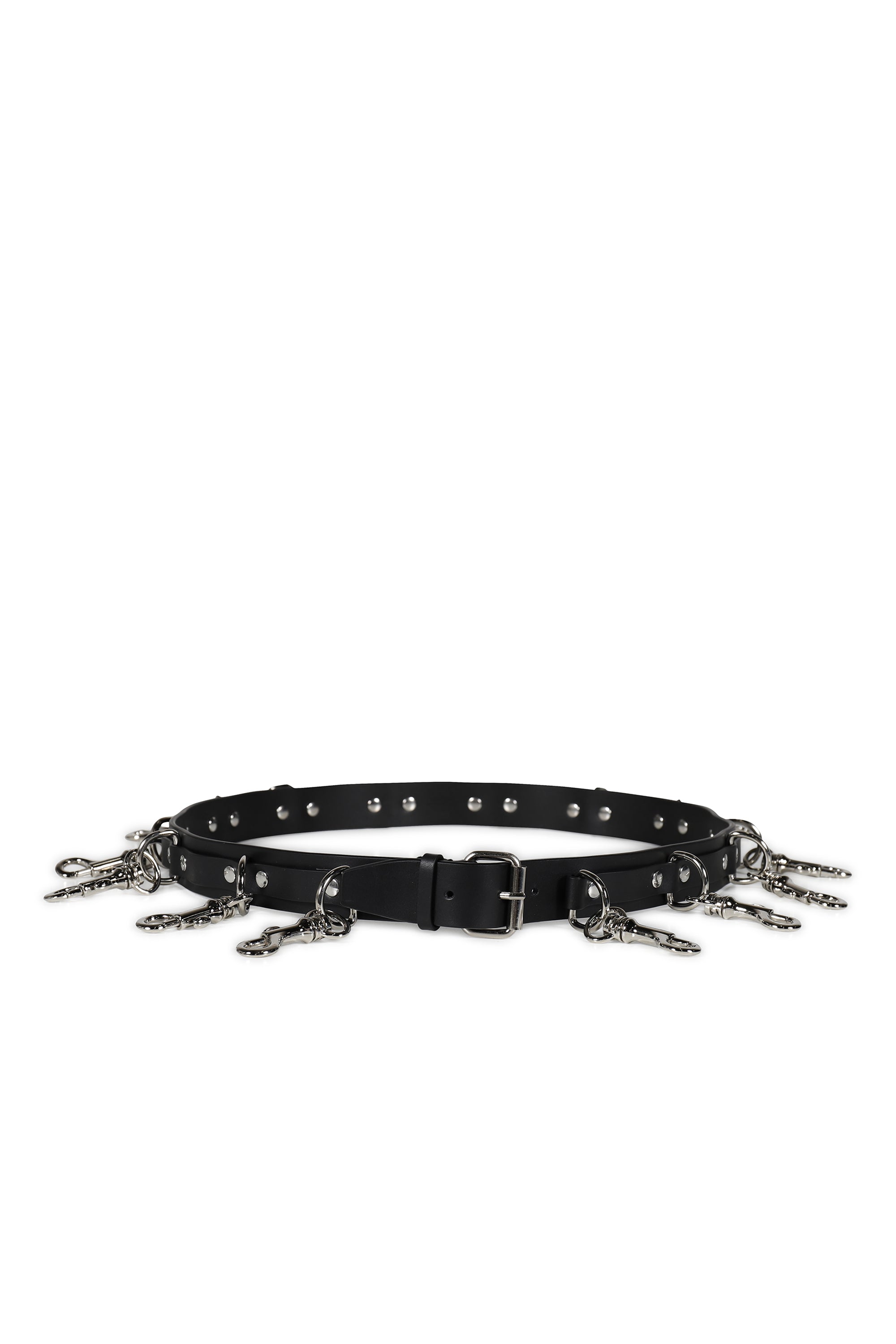 VETEMENTS ヴェトモン SS26 EXTREME CARABINER BELT / BLK - NUBIAN