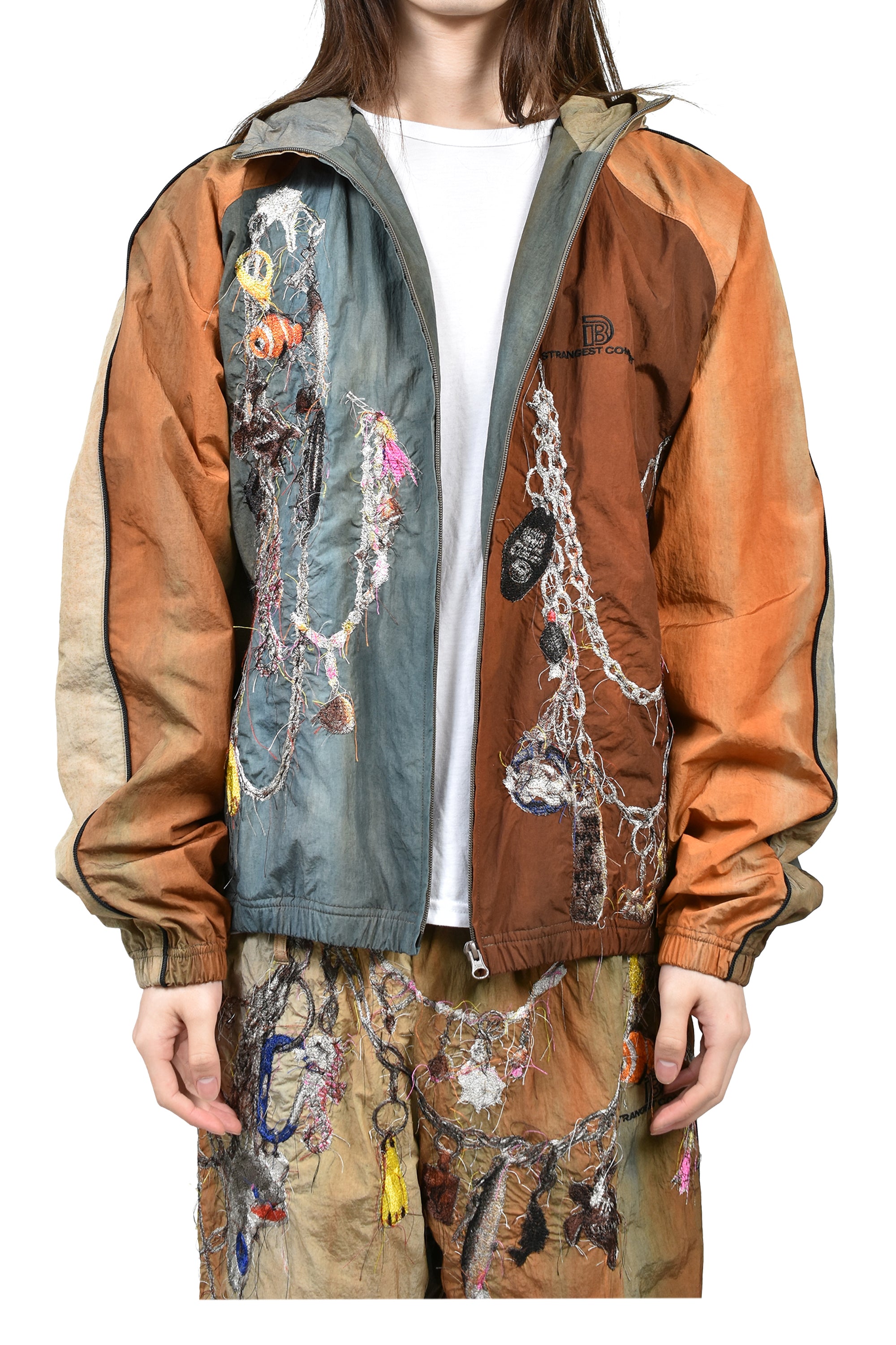 ジャケット・アウター EMBROIDERED CHAIN TRACK JACKET L 0651-1.jpg?v=1772442504