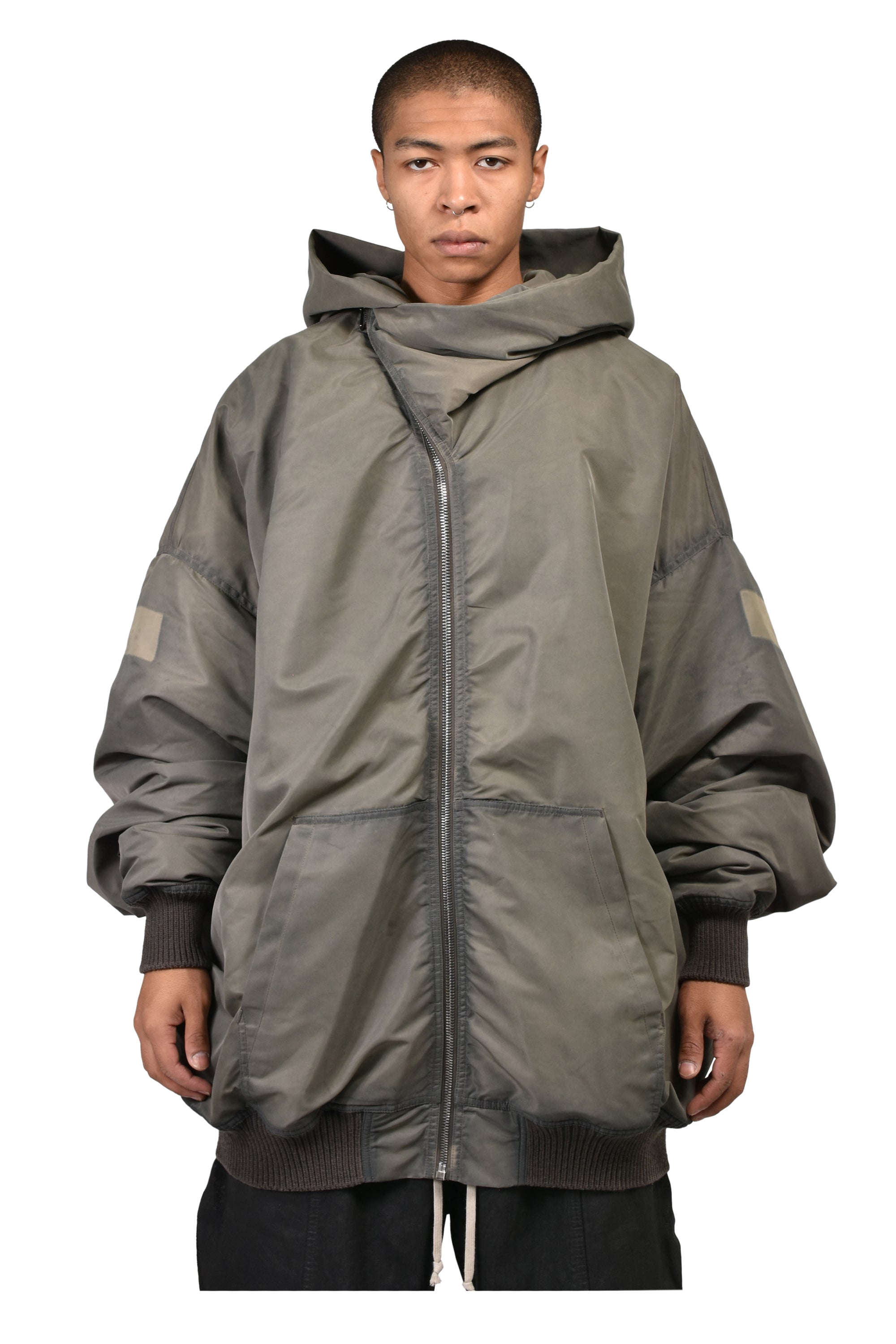 Rick Owens リックオウエンス FW26 MOUNTAIN HUN HOODIE / DRK DUST