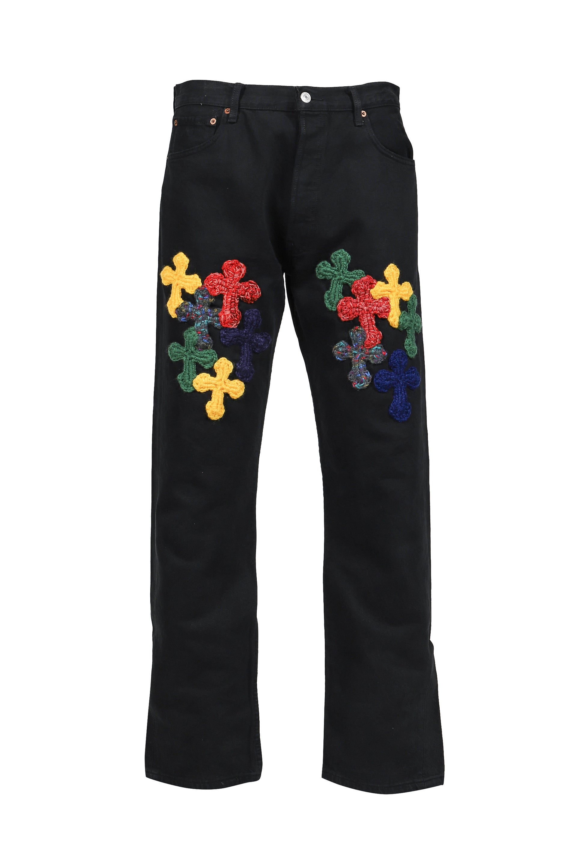 3D CROSS BLACK DENIM / BLK