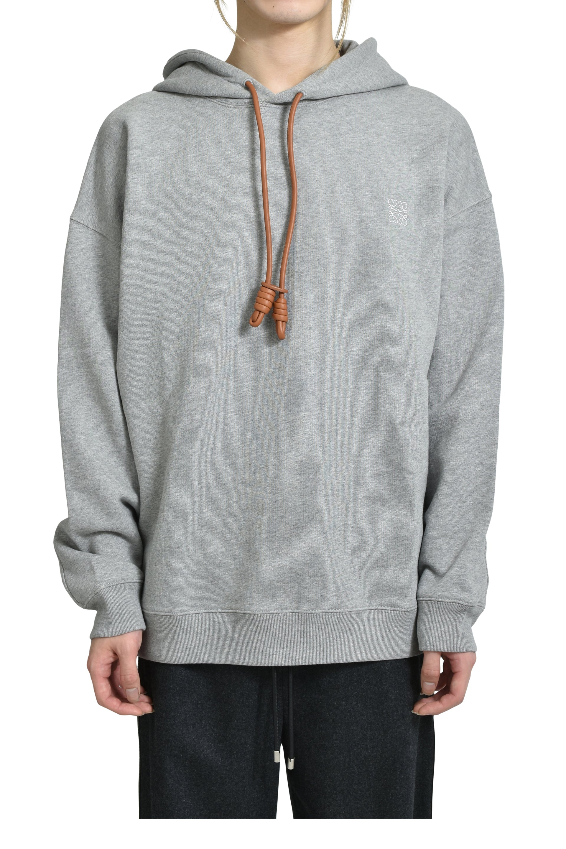 RELAXED FIT HOODIE / GRY MELANGE