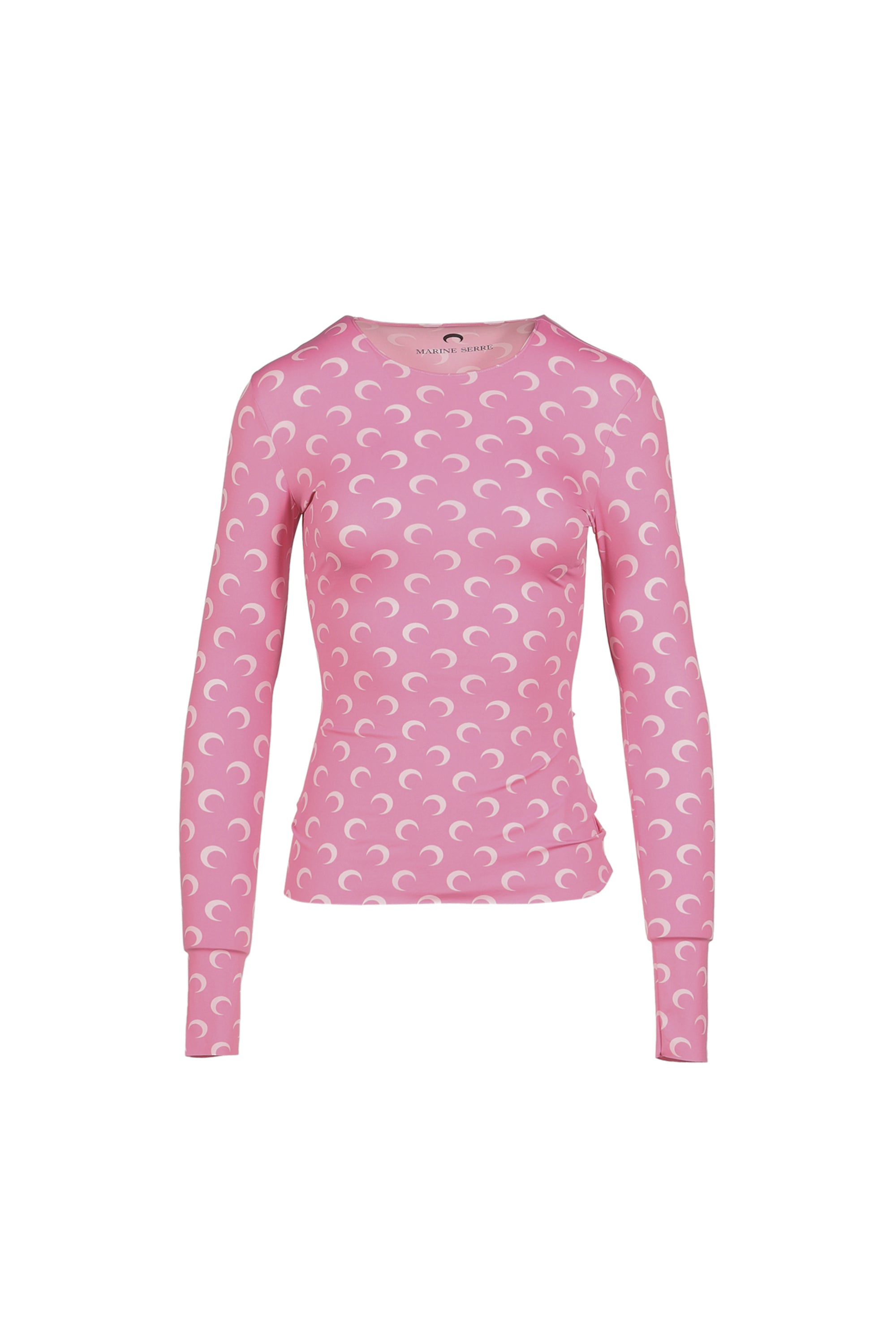 MARINE SERRE マリーン セル カットソー セカンドスキン Marine Serre マリーン セル FW26 MOON PRINTED JERSEY LS CREWNECK