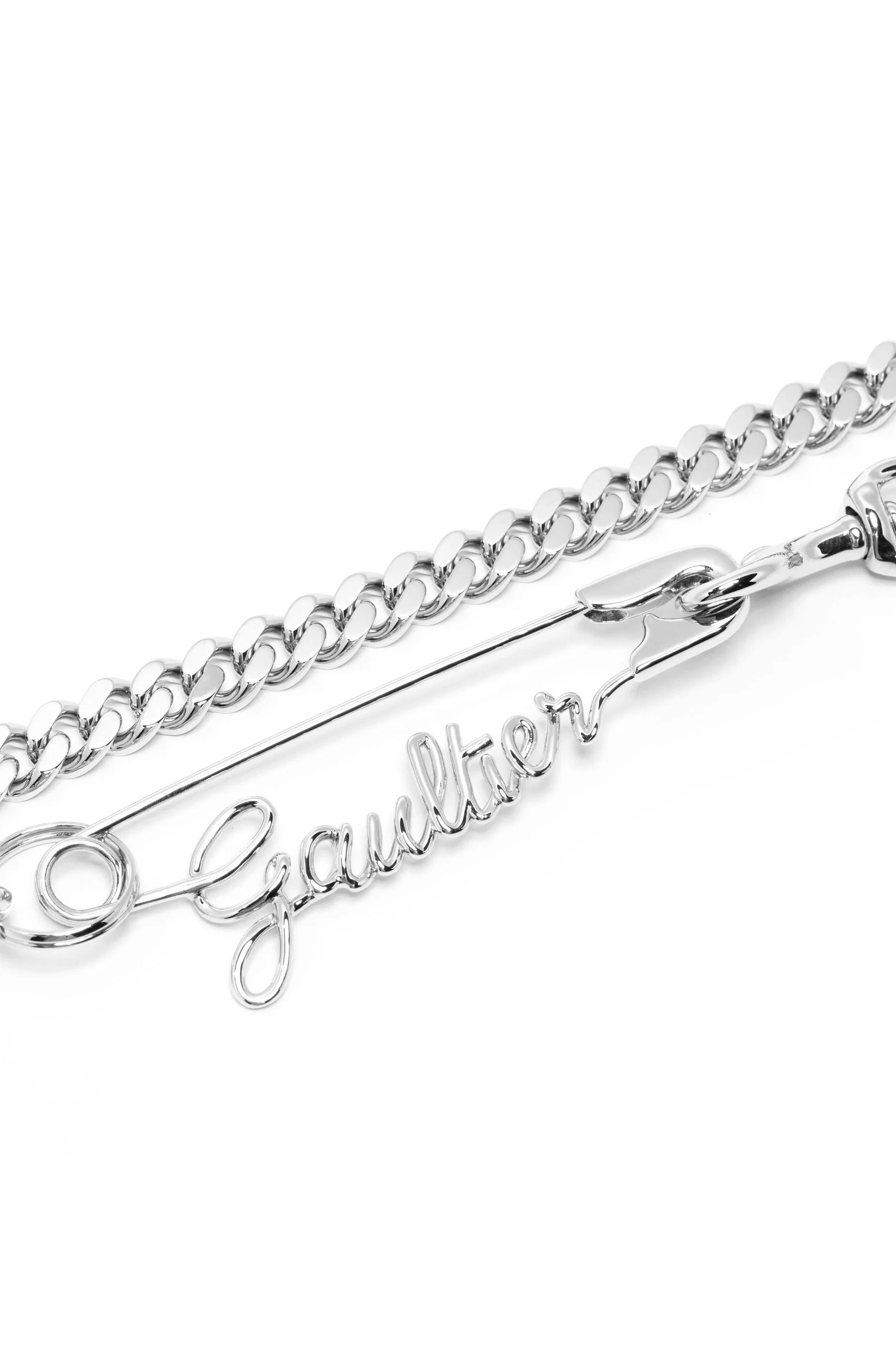 GAULTIER SAFETY PIN REMOVABLE NECKLACE