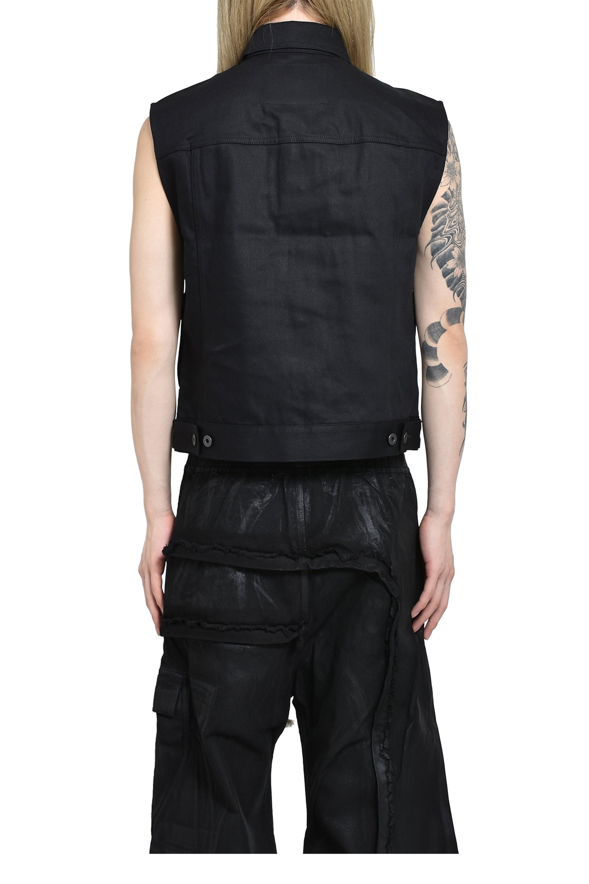 Rick Owens DRKSHDW SL TRUCKER JKT / BLK