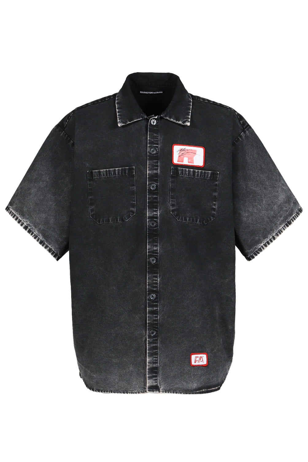 RRR123 WORKING MANS SHIRT / BLK