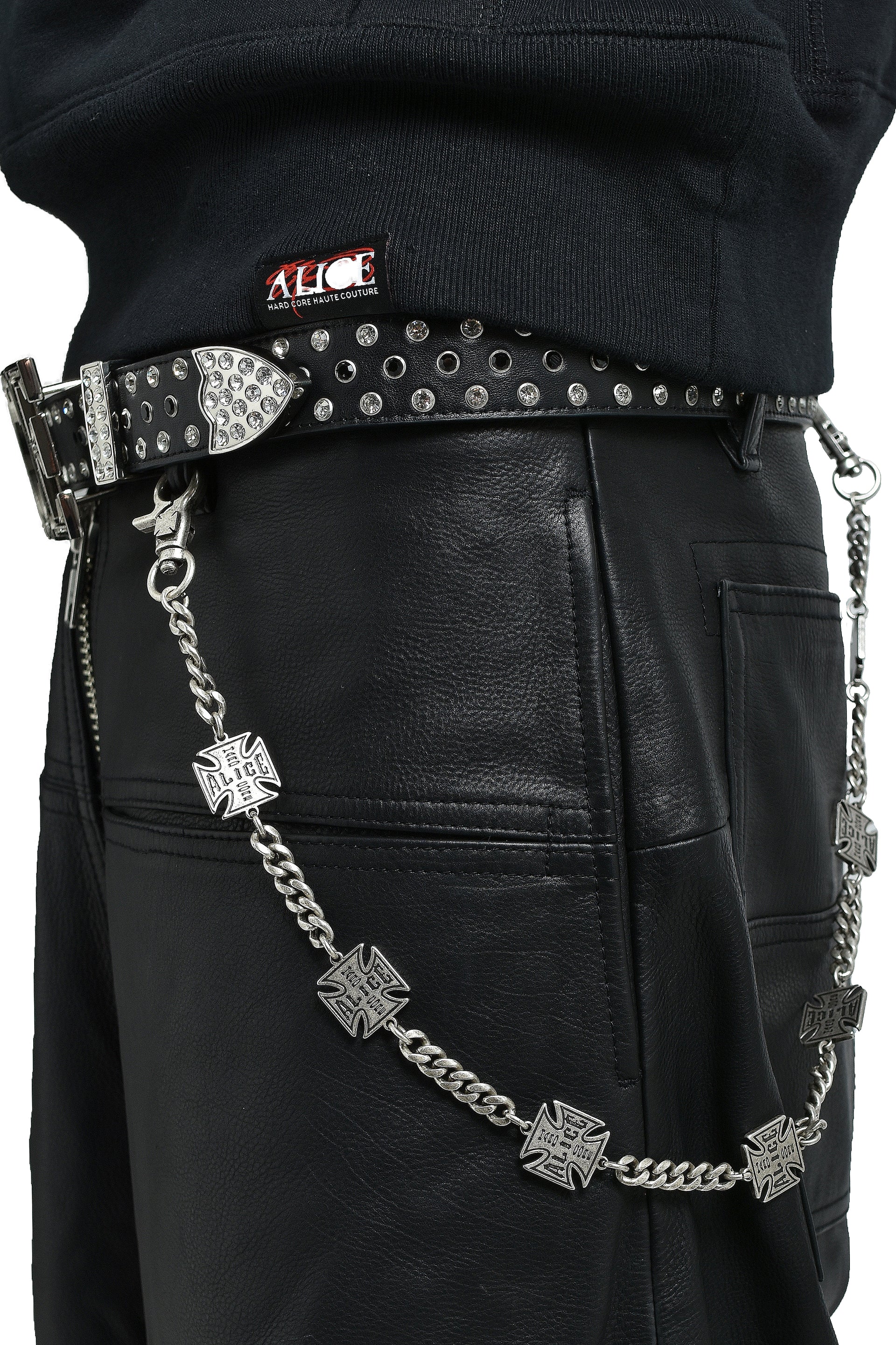 MOTO COUTURE WALLET CHAIN / STAINLESS STEEL