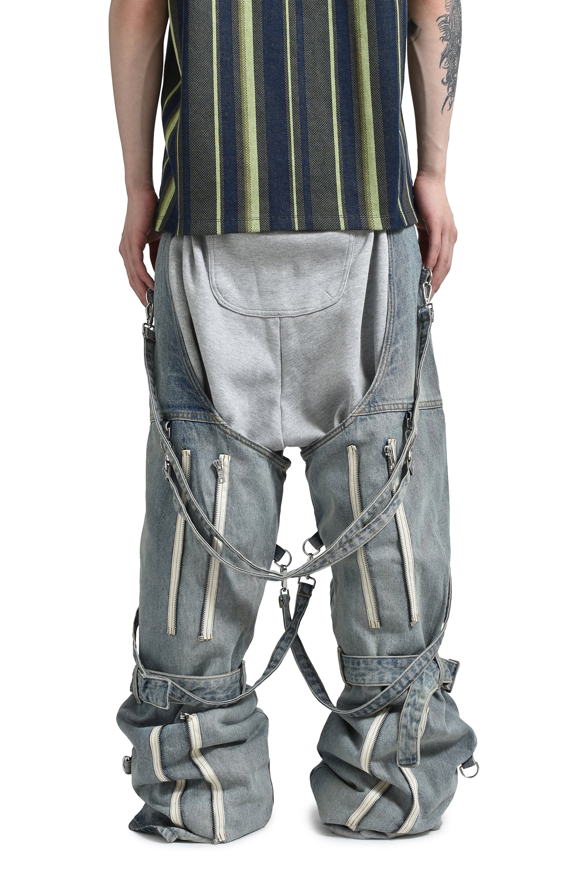 JUN/NAKAYAMA BONDAGE DENIM CHAPS / IND