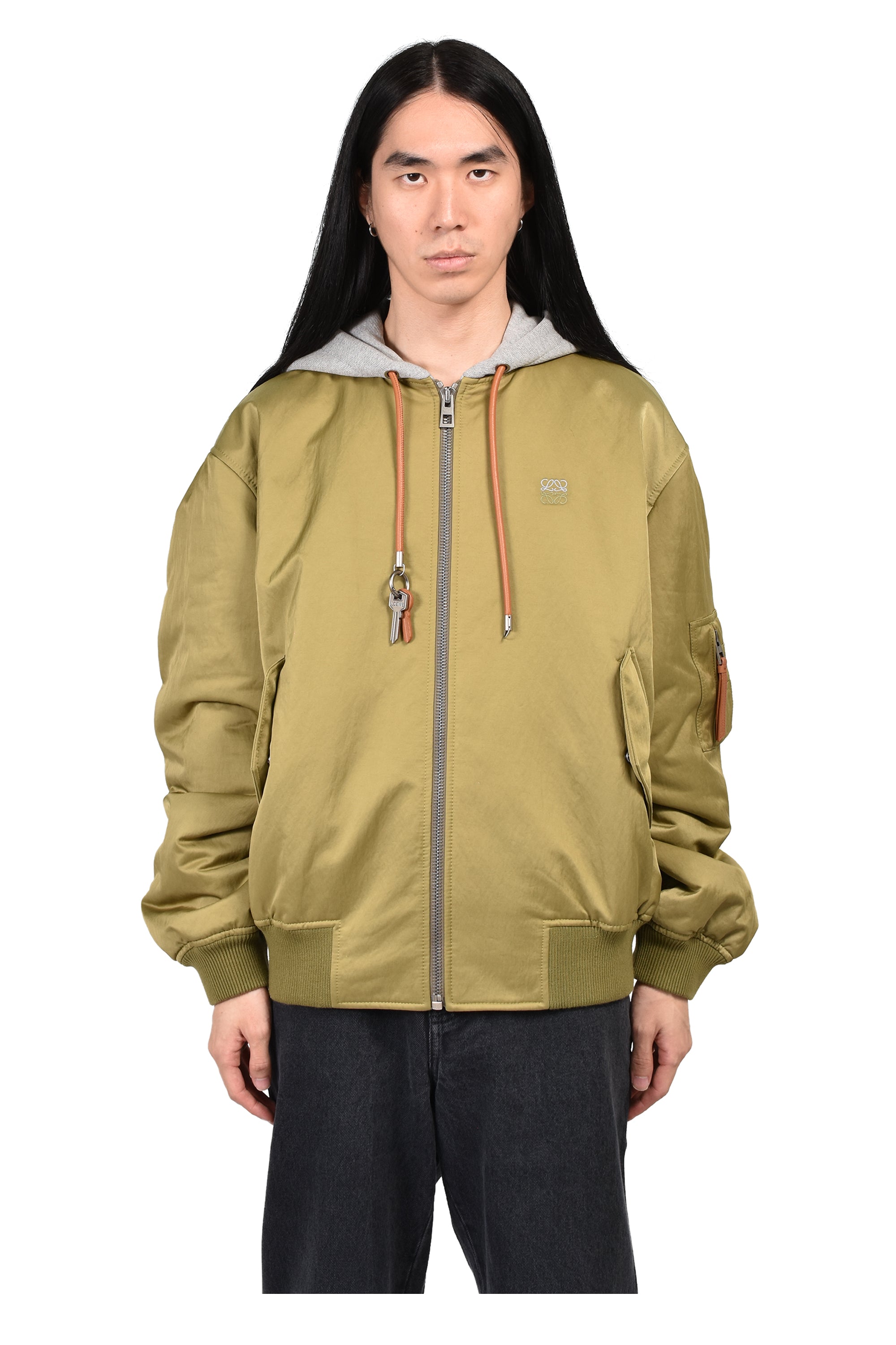 LOEWE ロエベ FW26 BOMBER JACKET / KHA - NUBIAN ヌビアン