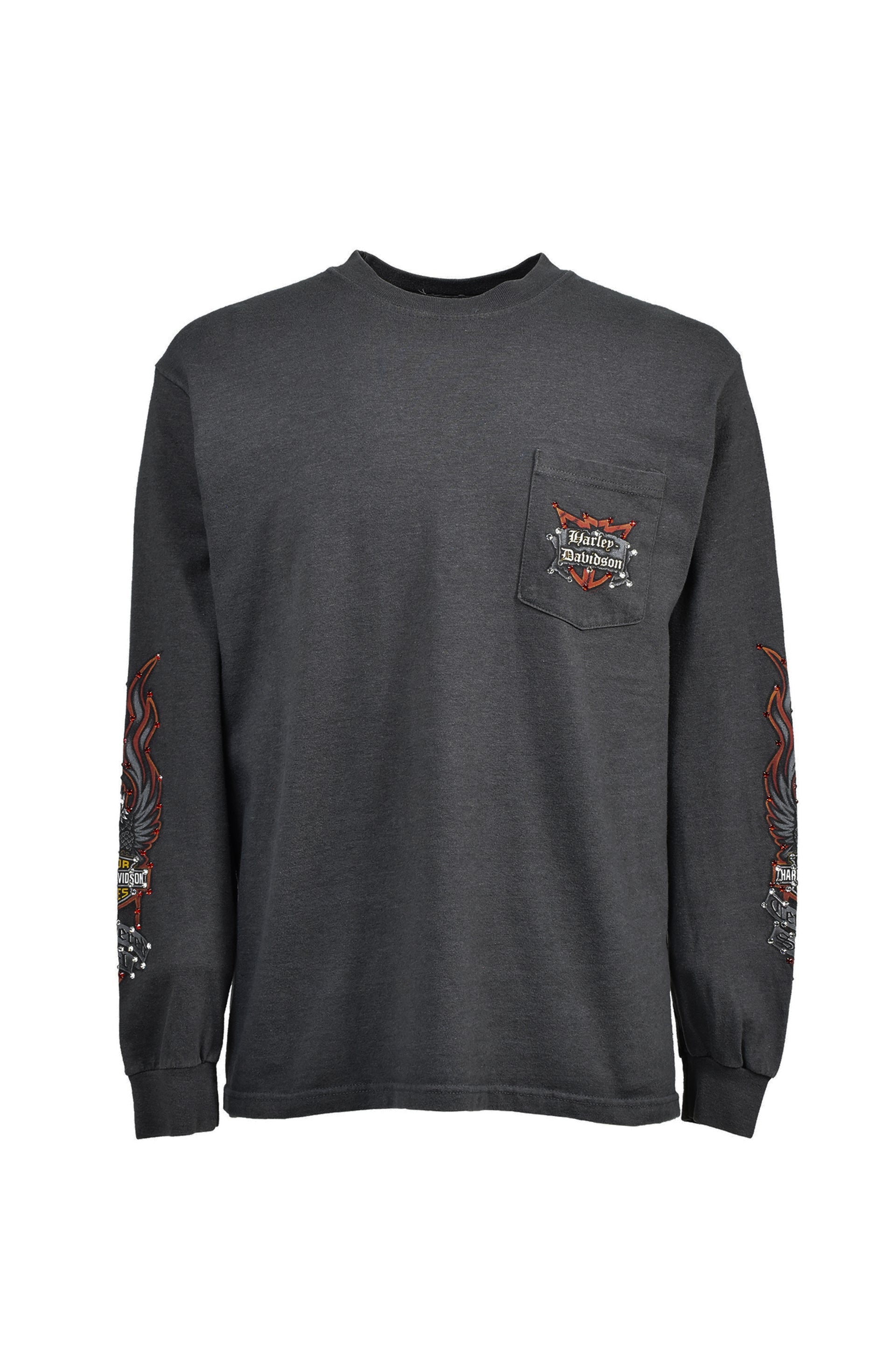 FR POCKET EMBLEM / BC LIBERTY LS TEE / GRY