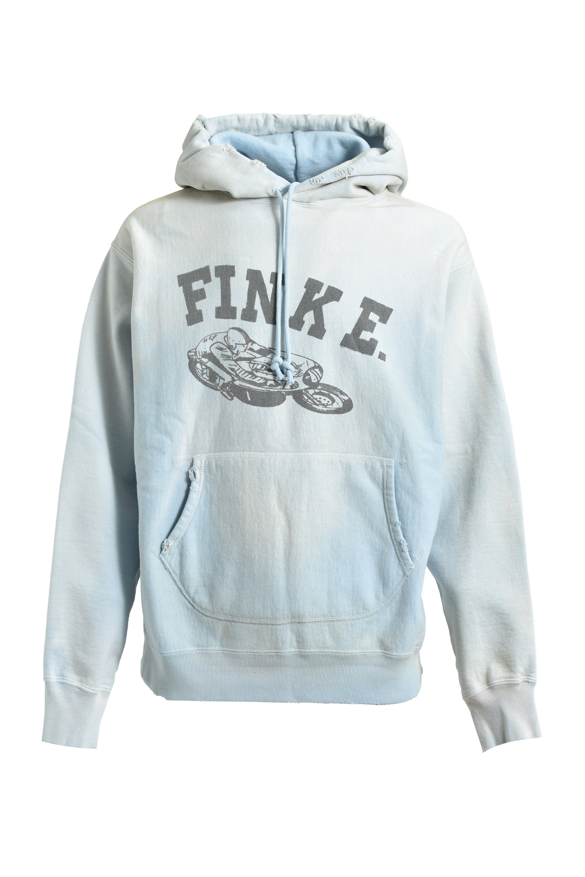 FINK E. HOODIE AGED / AGED L.BLU