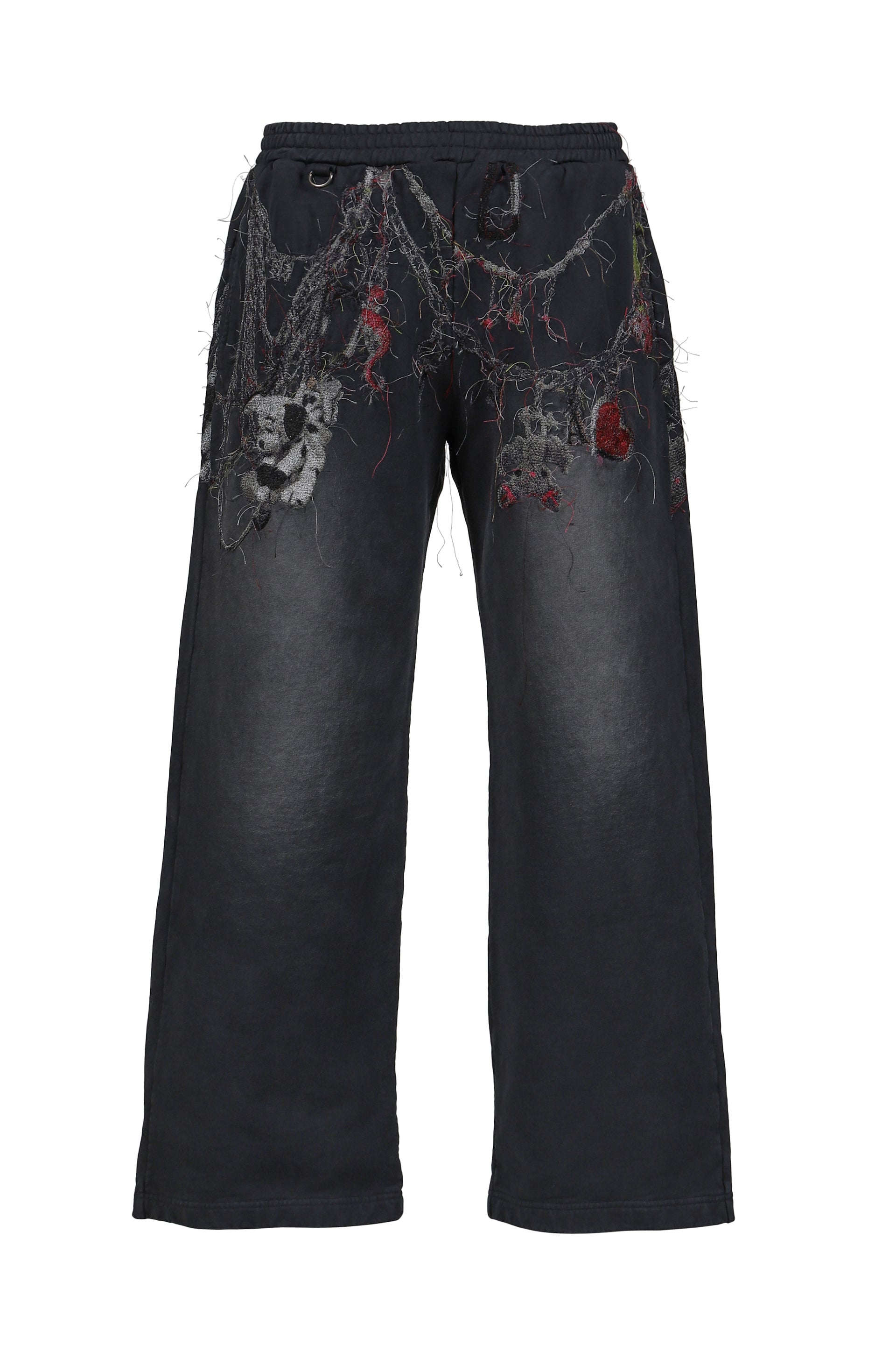 EMBROIDERED CHAIN SWEATPANTS / GRY