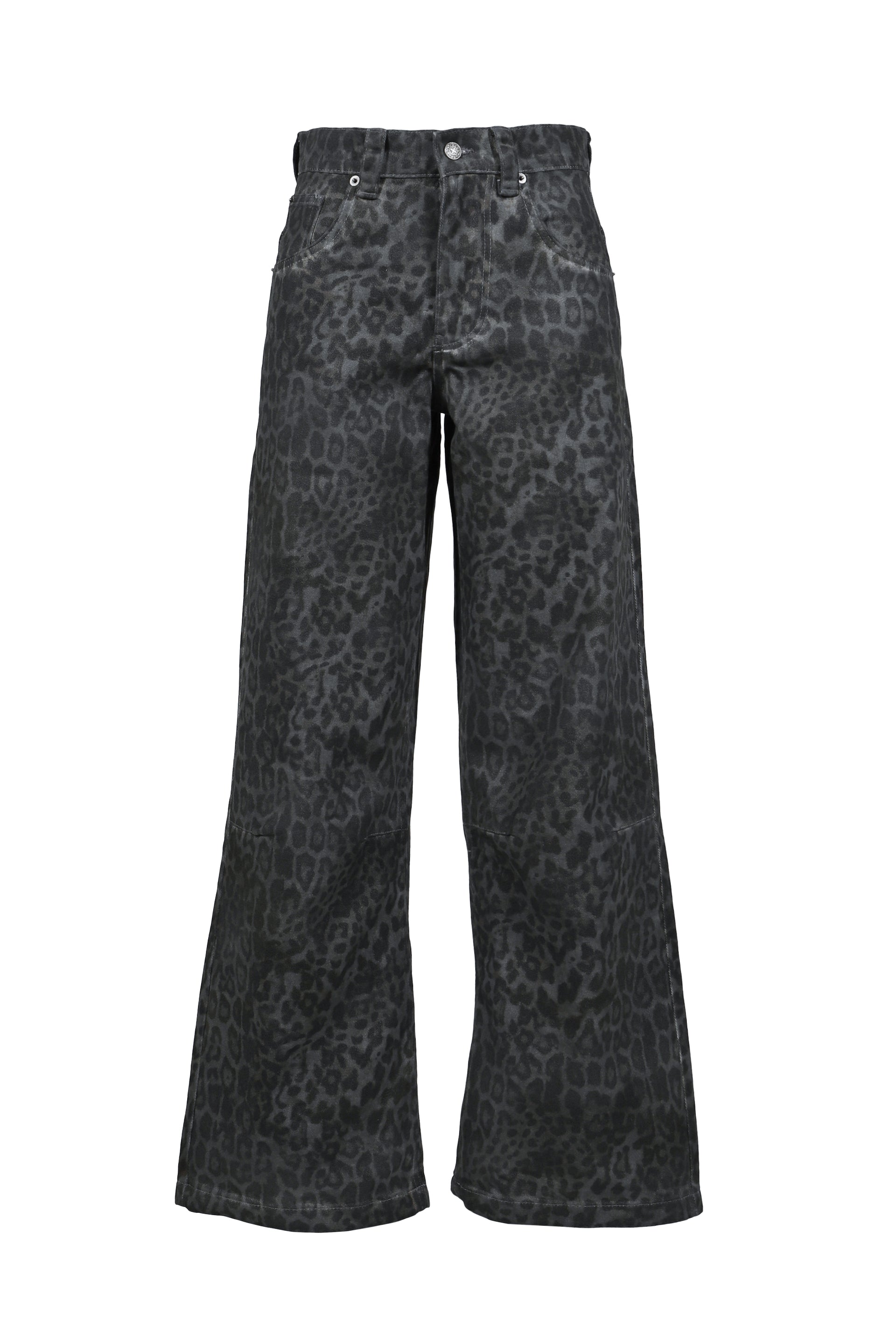 OVERDYED LEOPARD JEAN / BLK