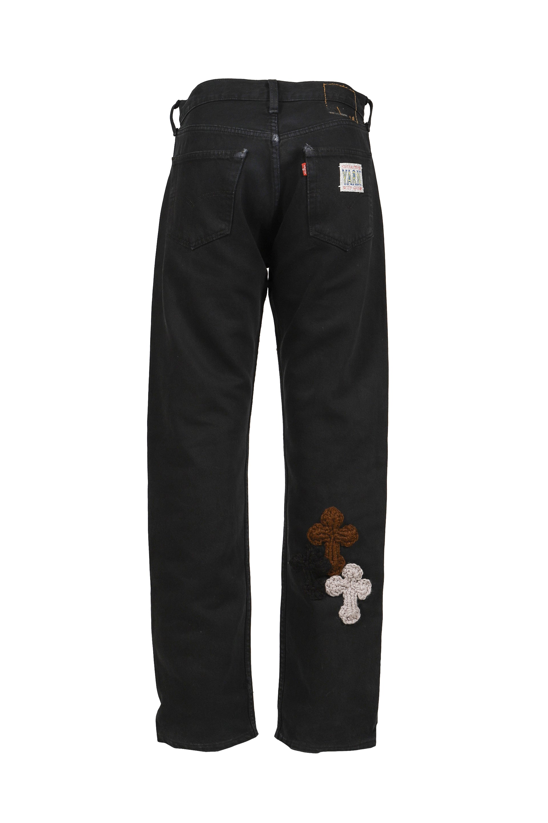3D CROSS BLACK DENIM / BLK