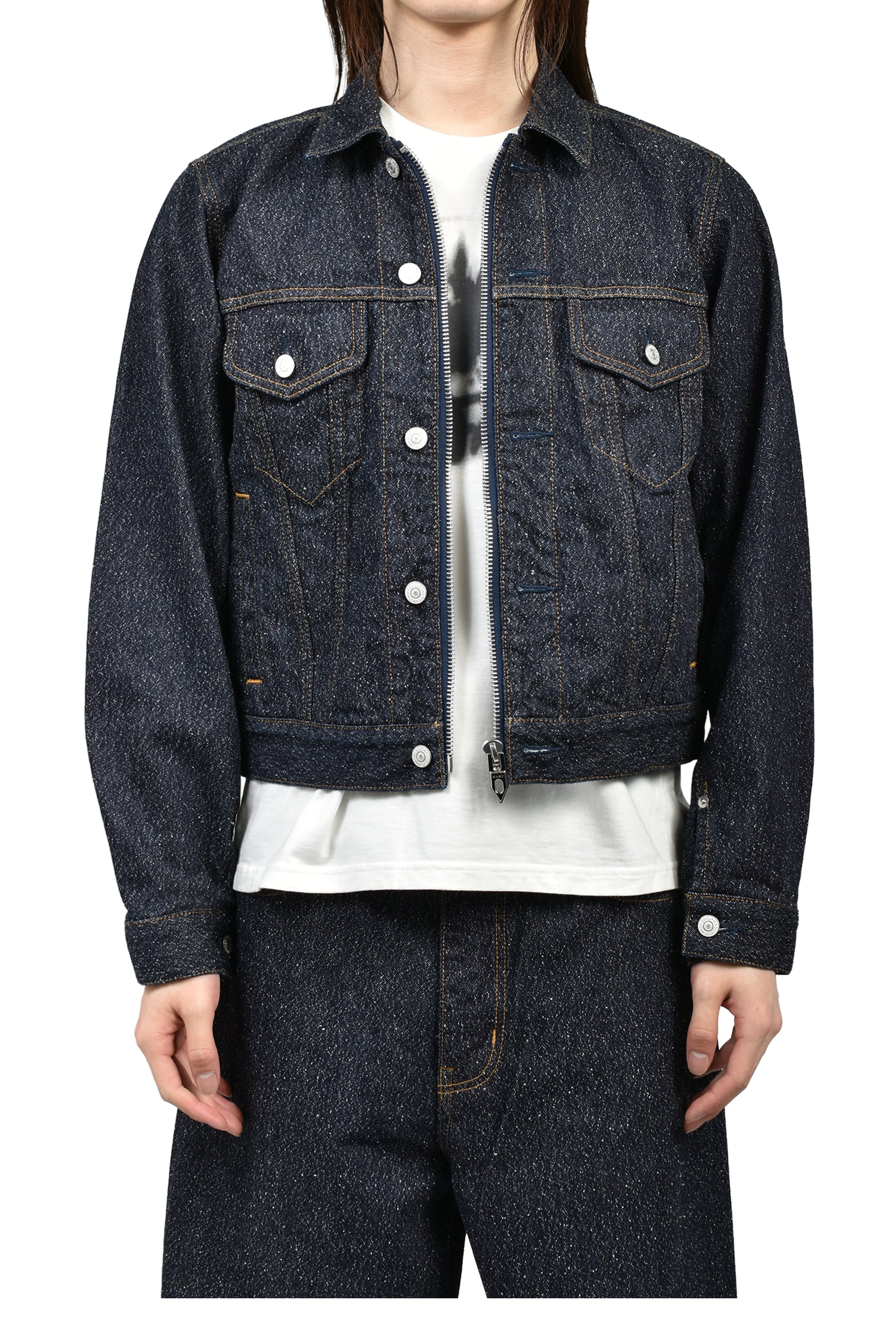 ジャケット・アウター MASU MB ZIP-UP DENIM JAKCET NEP / IND 46 MASU エムエーエスユー SS26 MB ZIP-UP DENIM JAKCET NEP / IND