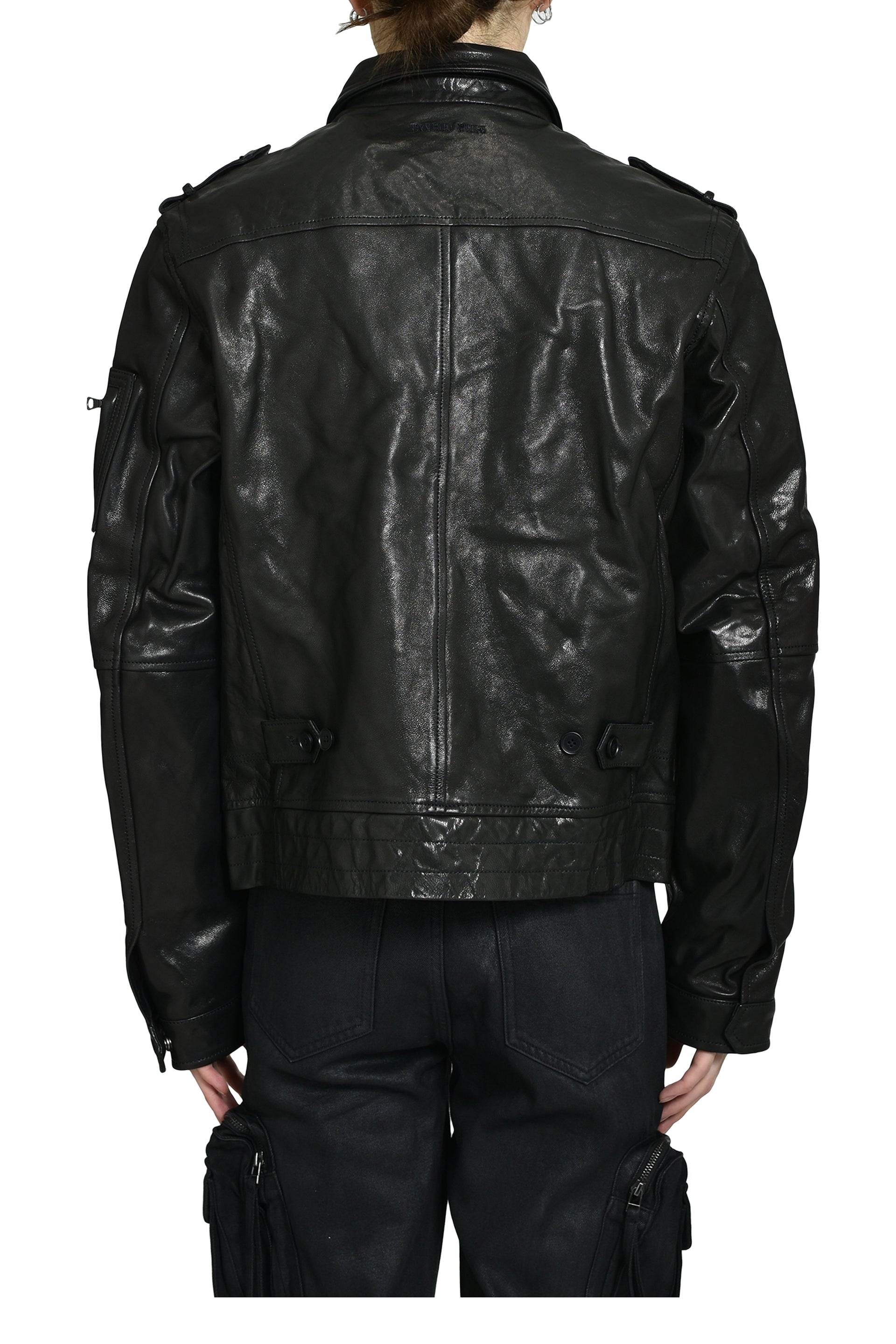 MAJOR'S LEATHER BLOUSON(EXCLUSIVE) / BLK