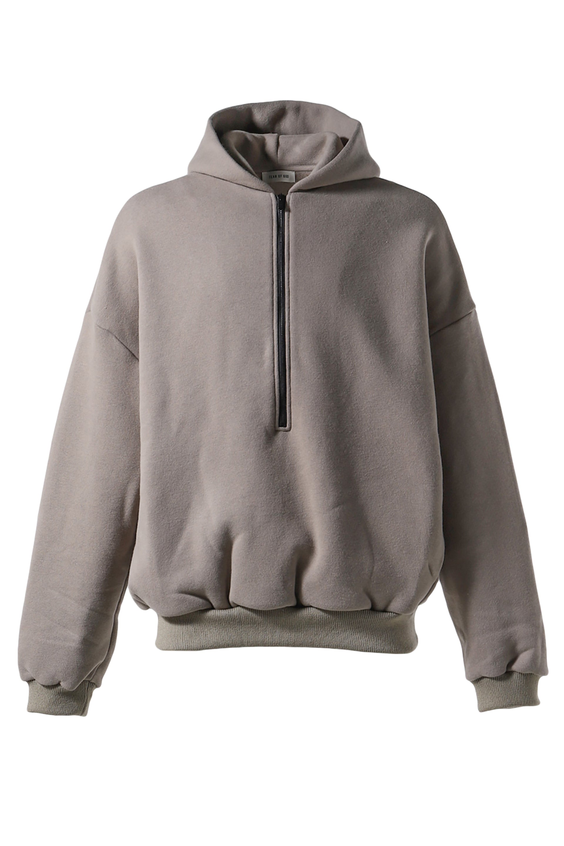 FEAR OF GOD THE ETERNAL COLLECTION HALF ZIP HOODIE /DUSTY BEIGE