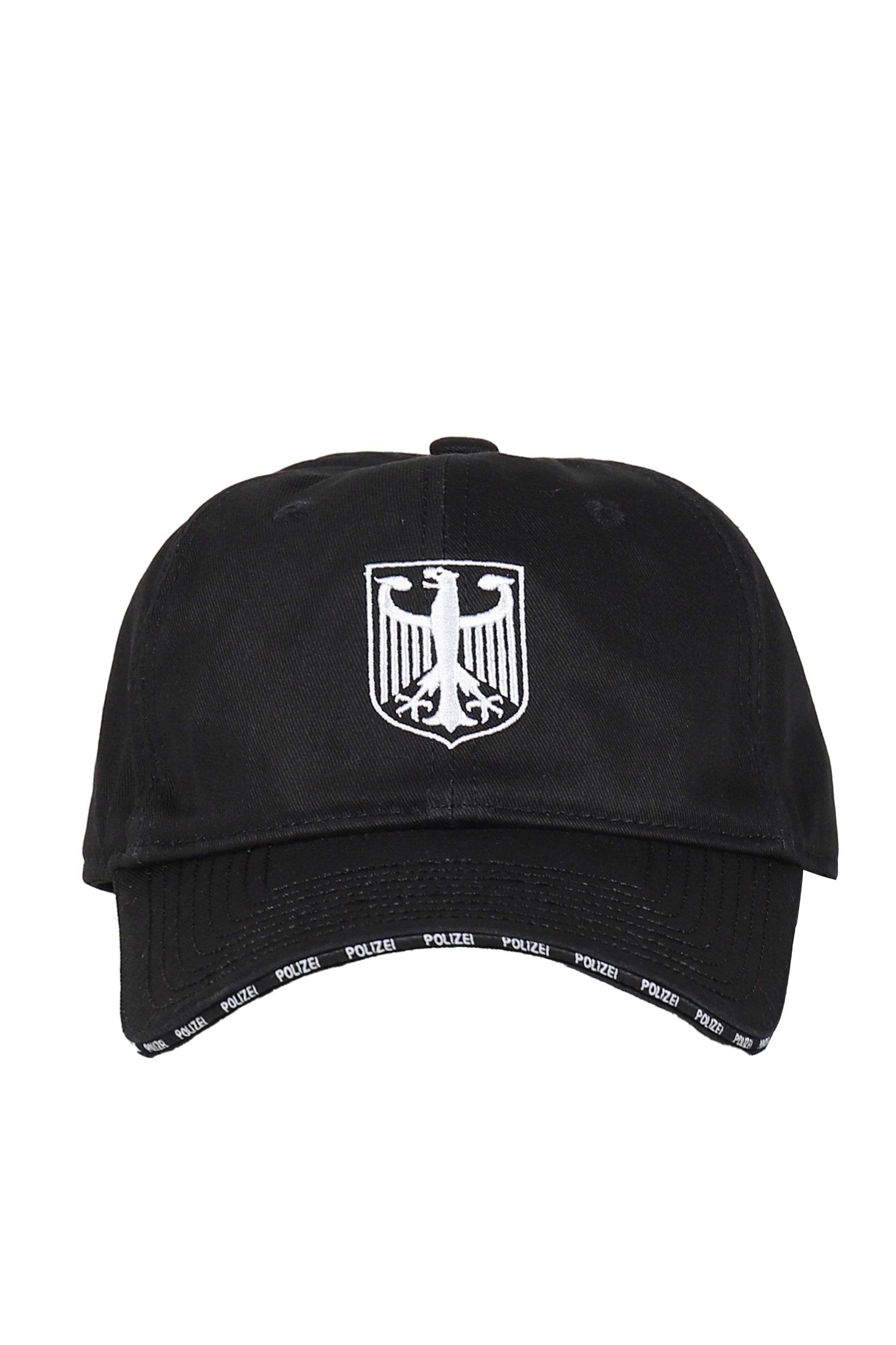 VETEMENTS FW25 POLIZEI CAP / BLACK / WHT - NUBIAN