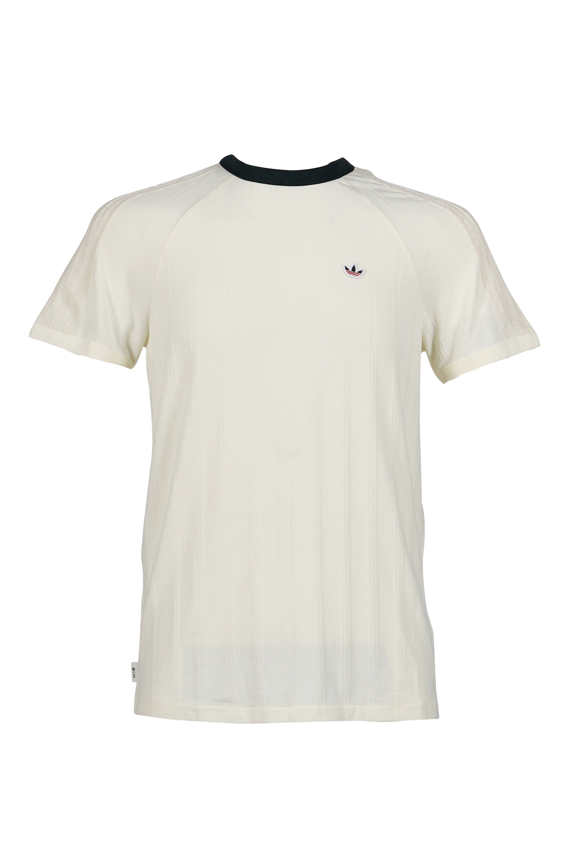 RIB TEE / CRM WHT/GRN NIGHT