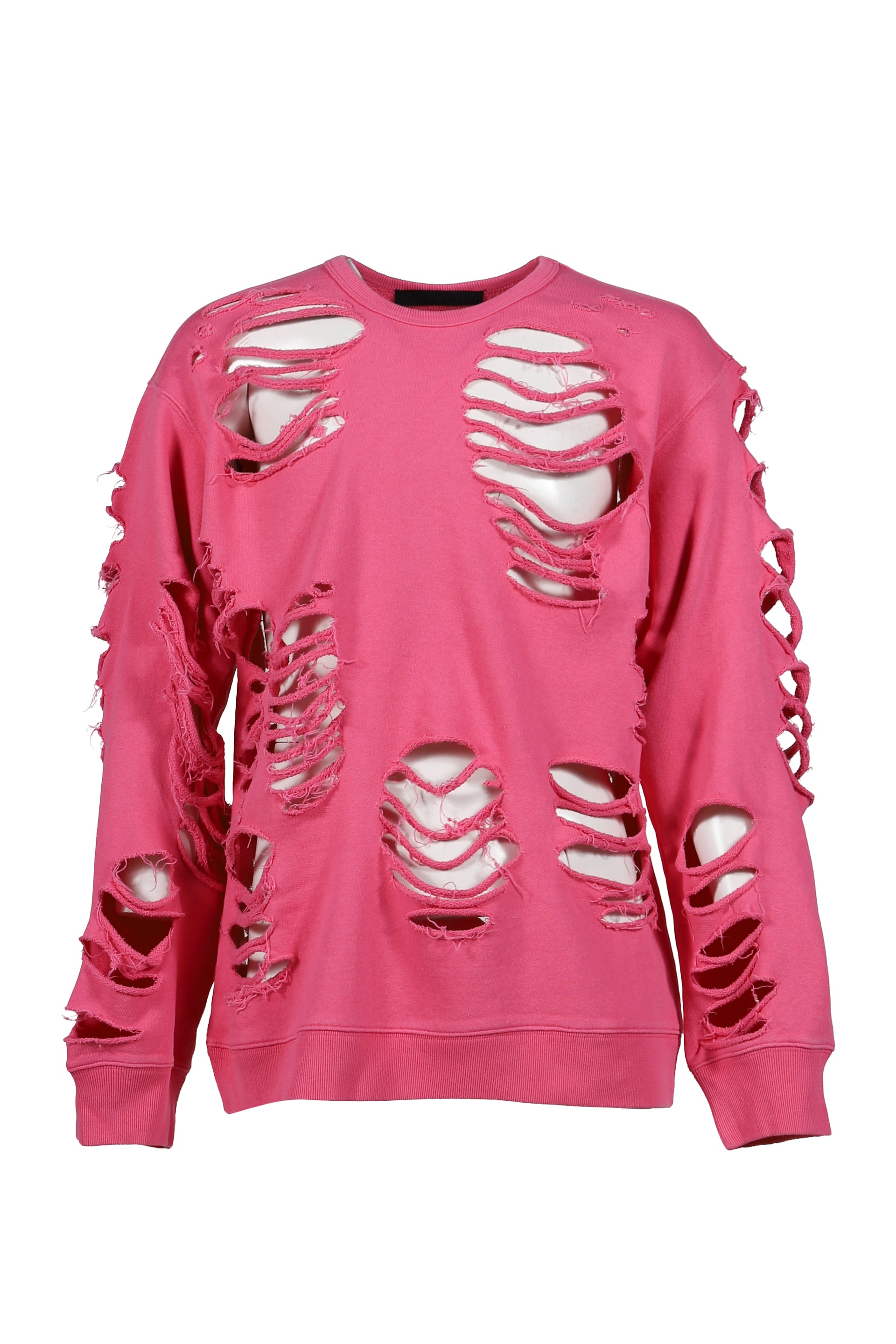DISTRESSED CREWNECK / PNK