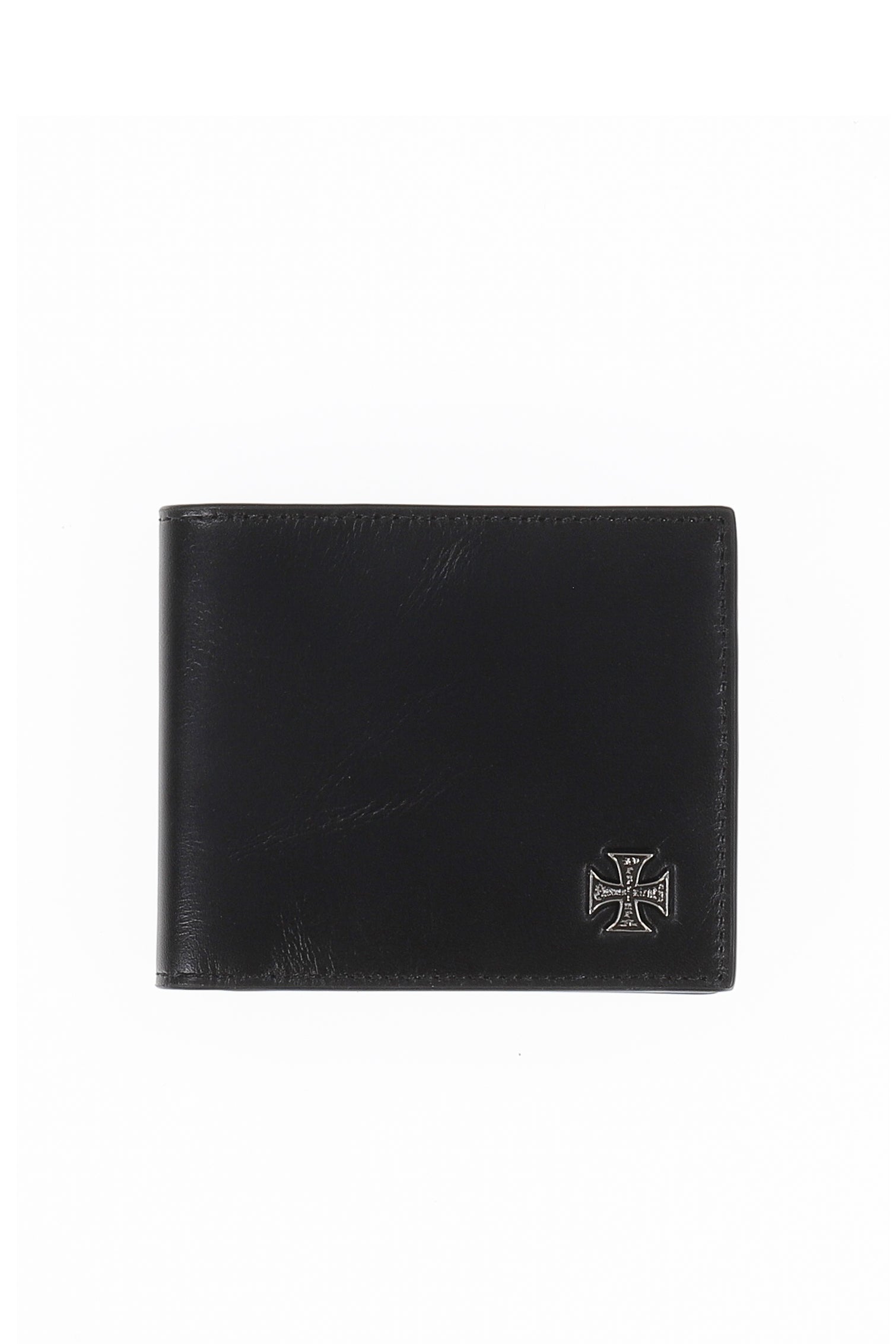 CROSS EMBLEM WALLET / BLK