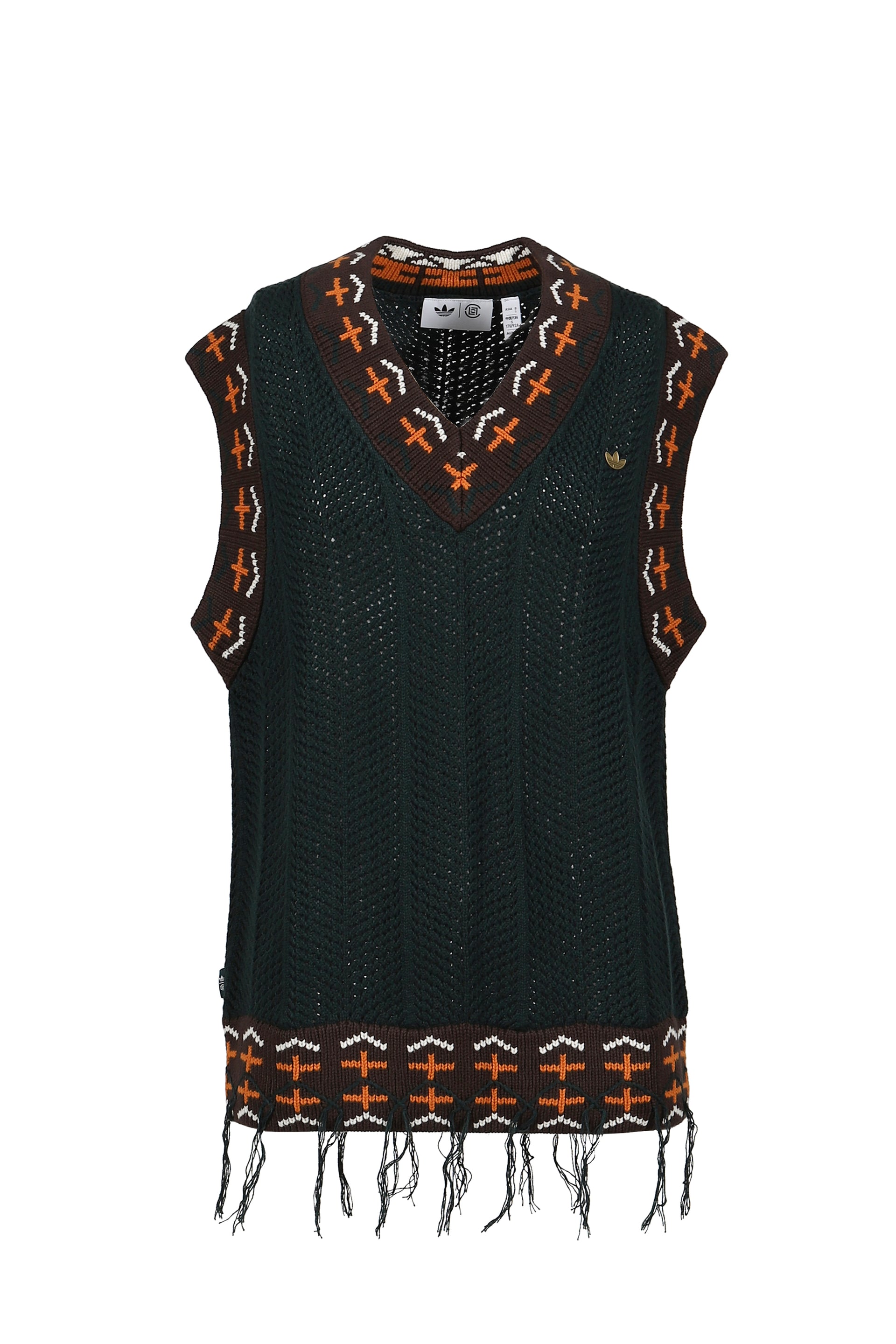 KNIT VEST / GRN NIGHT