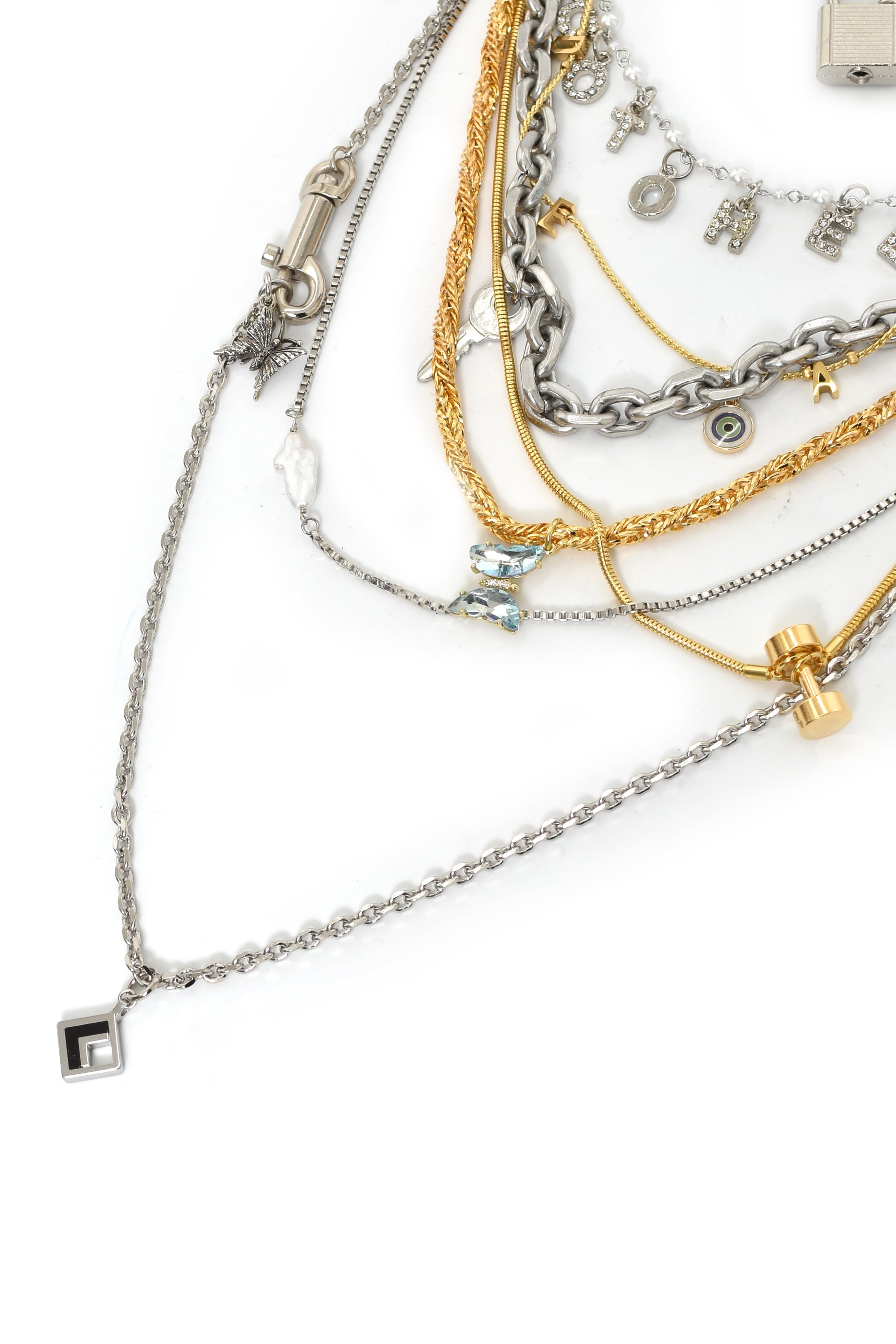 doublet × Colantotte MAGNETIC “GO TO HELL” NECKLACE / GOLD SIL