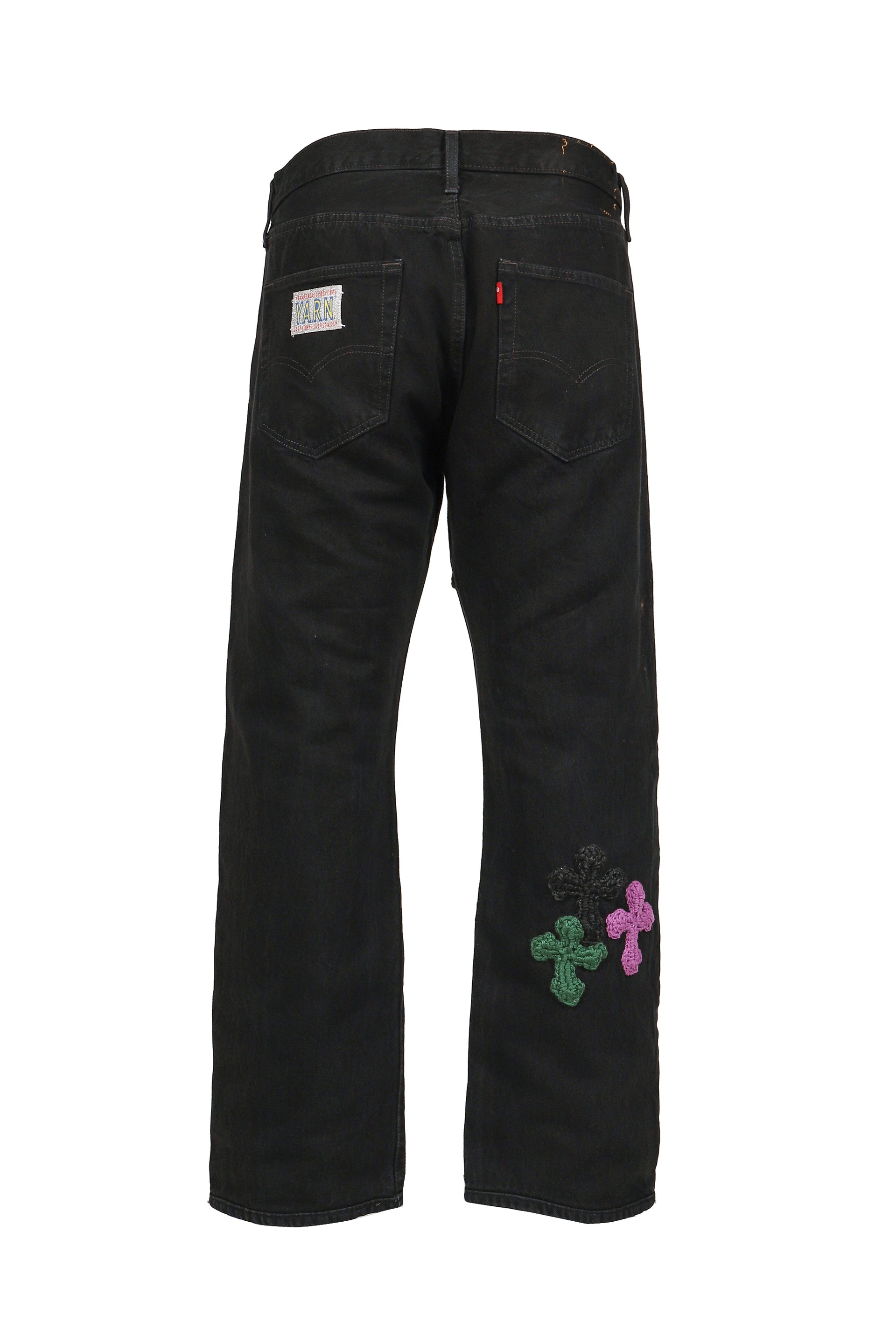 3D CROSS BLACK DENIM / BLK