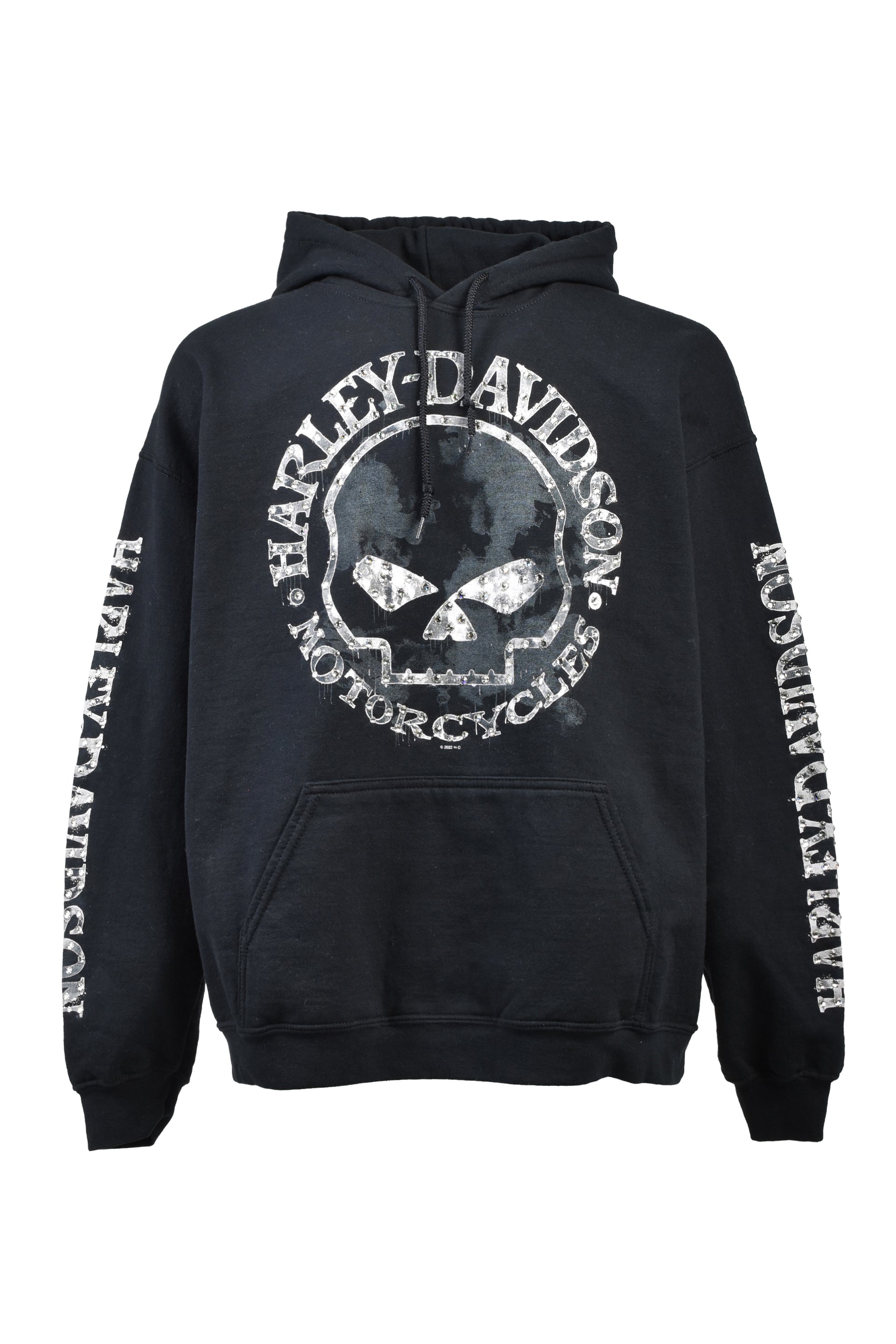 SKULL HOODIE / BLK