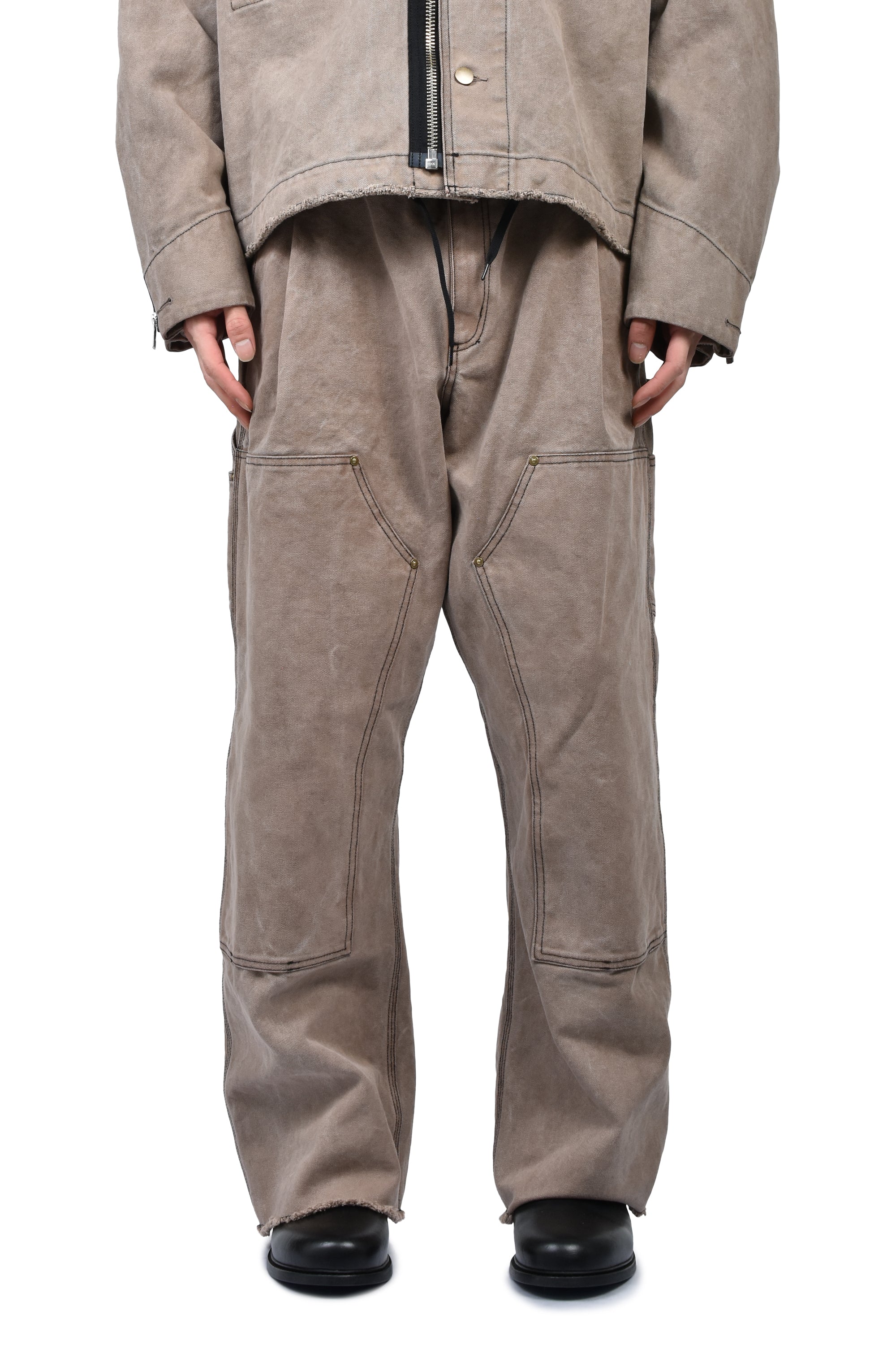 N.HOOLYWOOD エヌ ハリウッド FW25 TUCK PANTS / BRW - NUBIAN ヌビアン