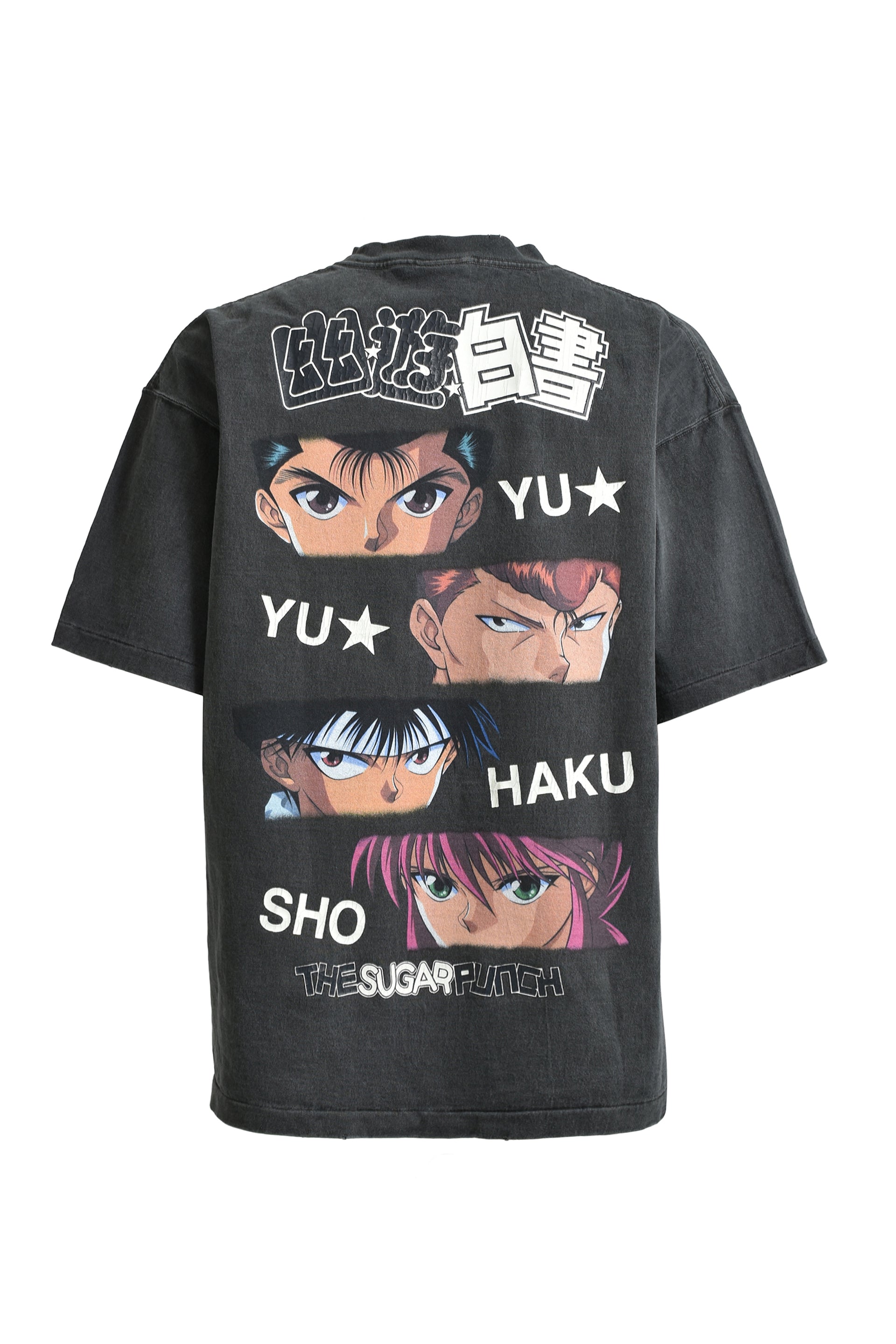 THE SUGAR PUNCH × TVアニメ「幽☆遊☆白書」 S/S T-SHIRTS / BLK
