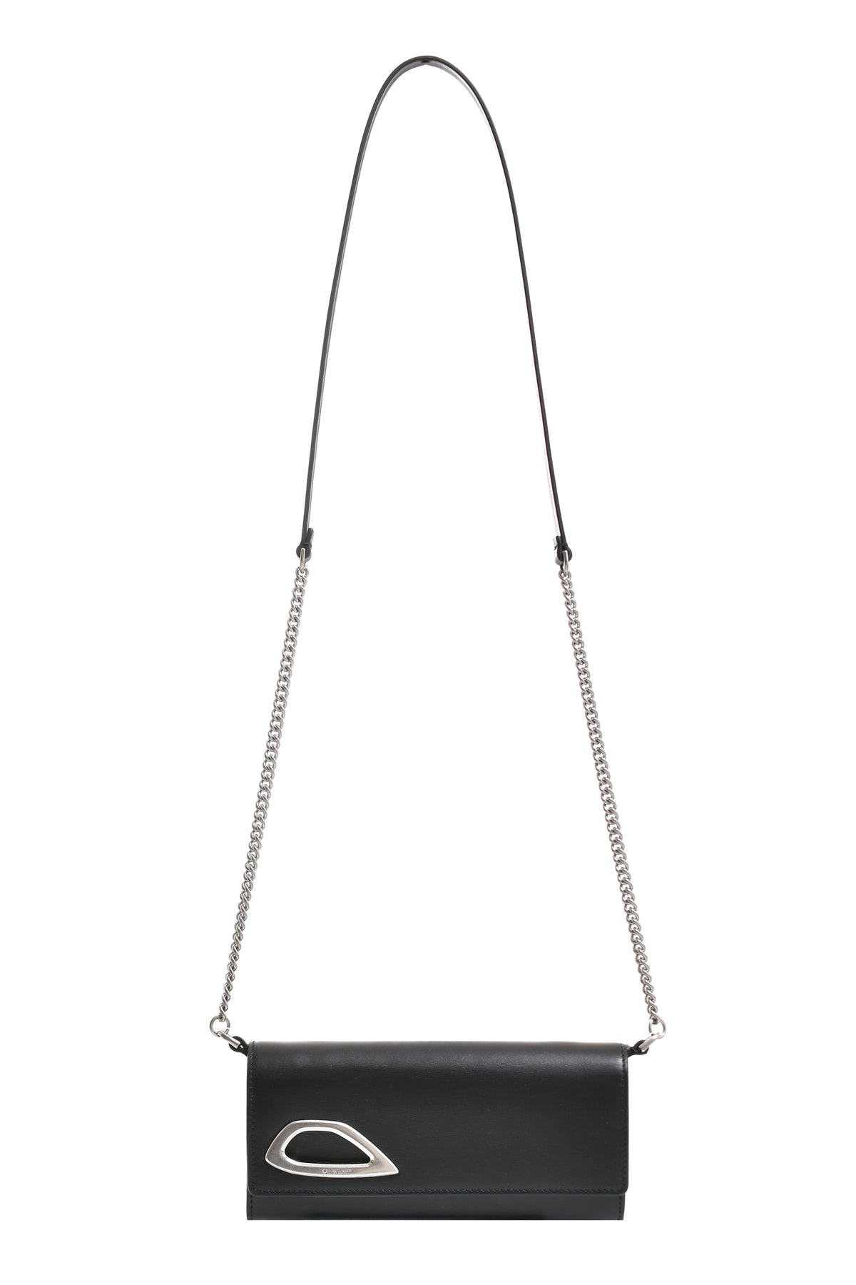 Off-White CLAM WALLET ON CHAIN / BLK
