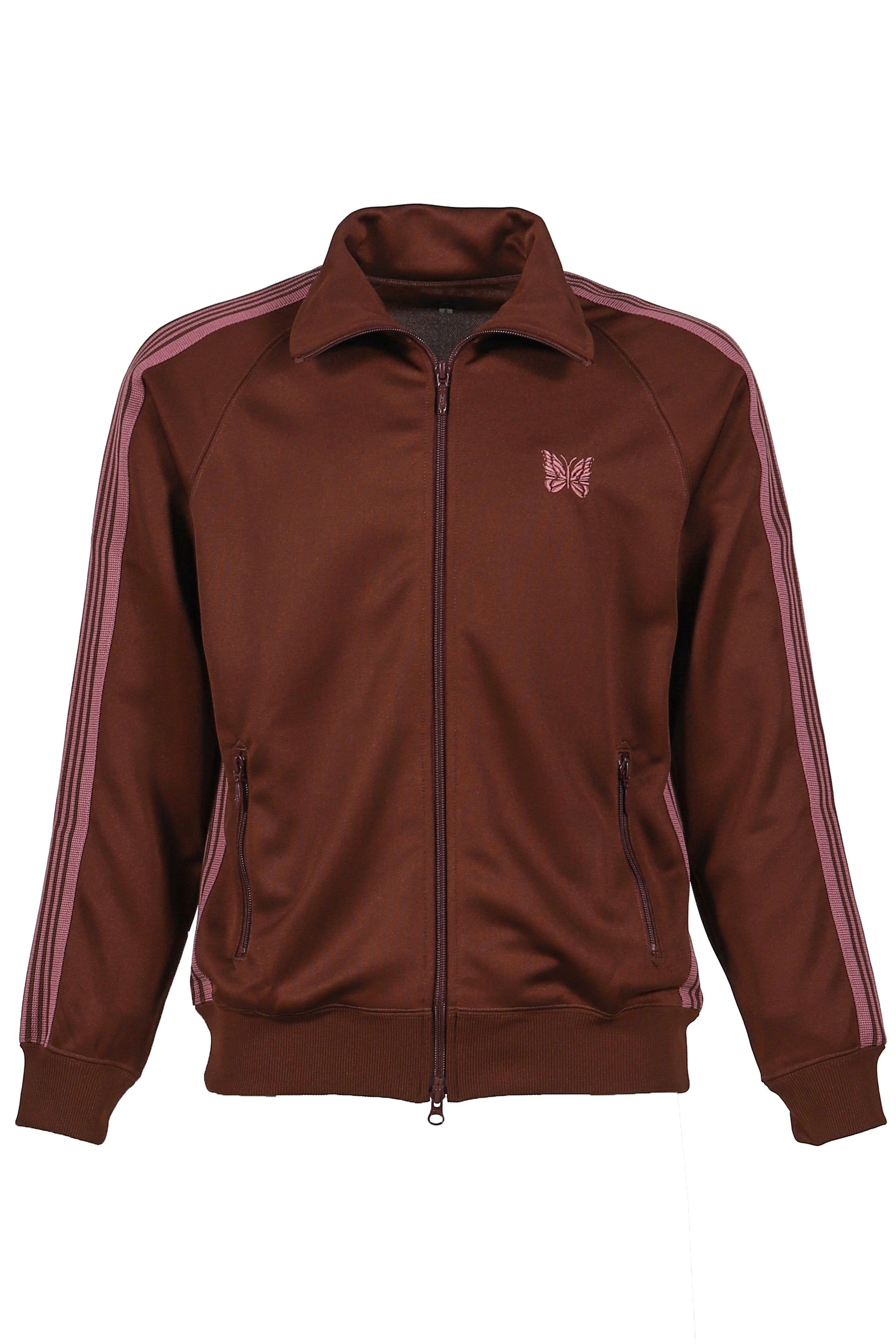 TRACK JACKET - POLY SMOOTH / BRW