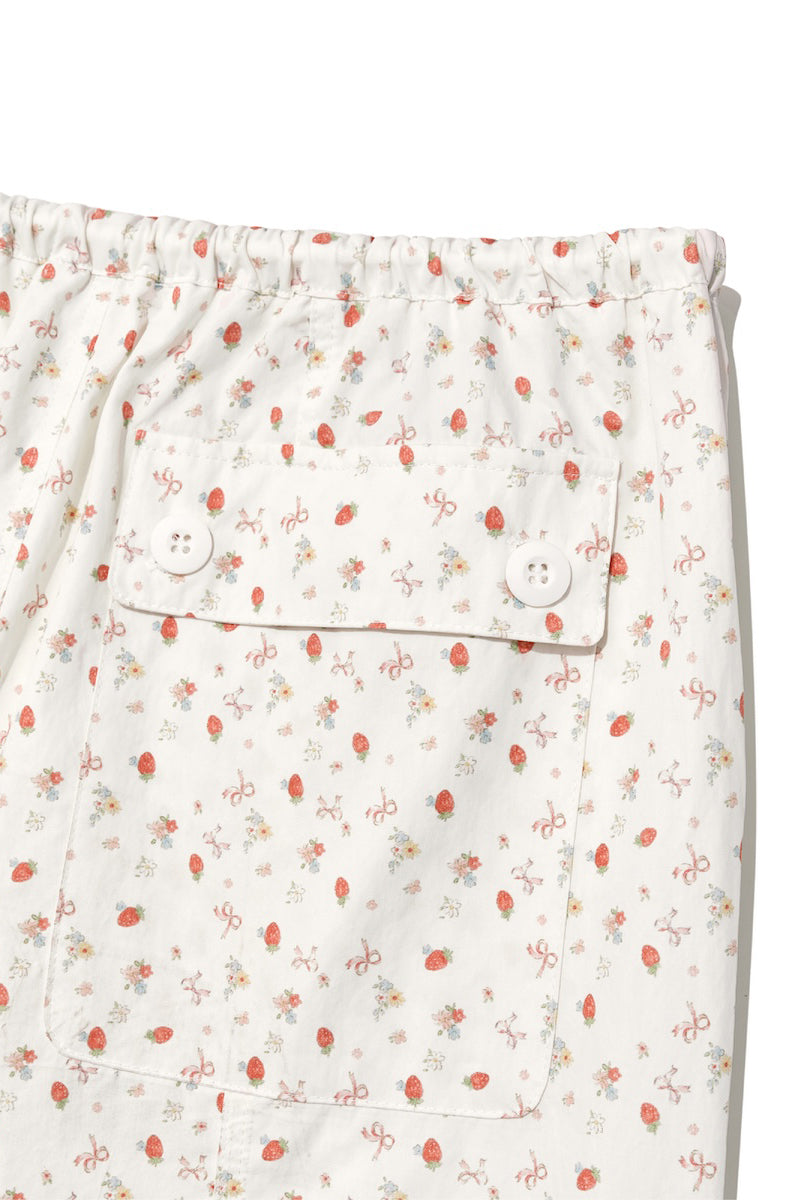 SUMMER TIME PARACHUTE PANTS / STRAWBERRY BOW