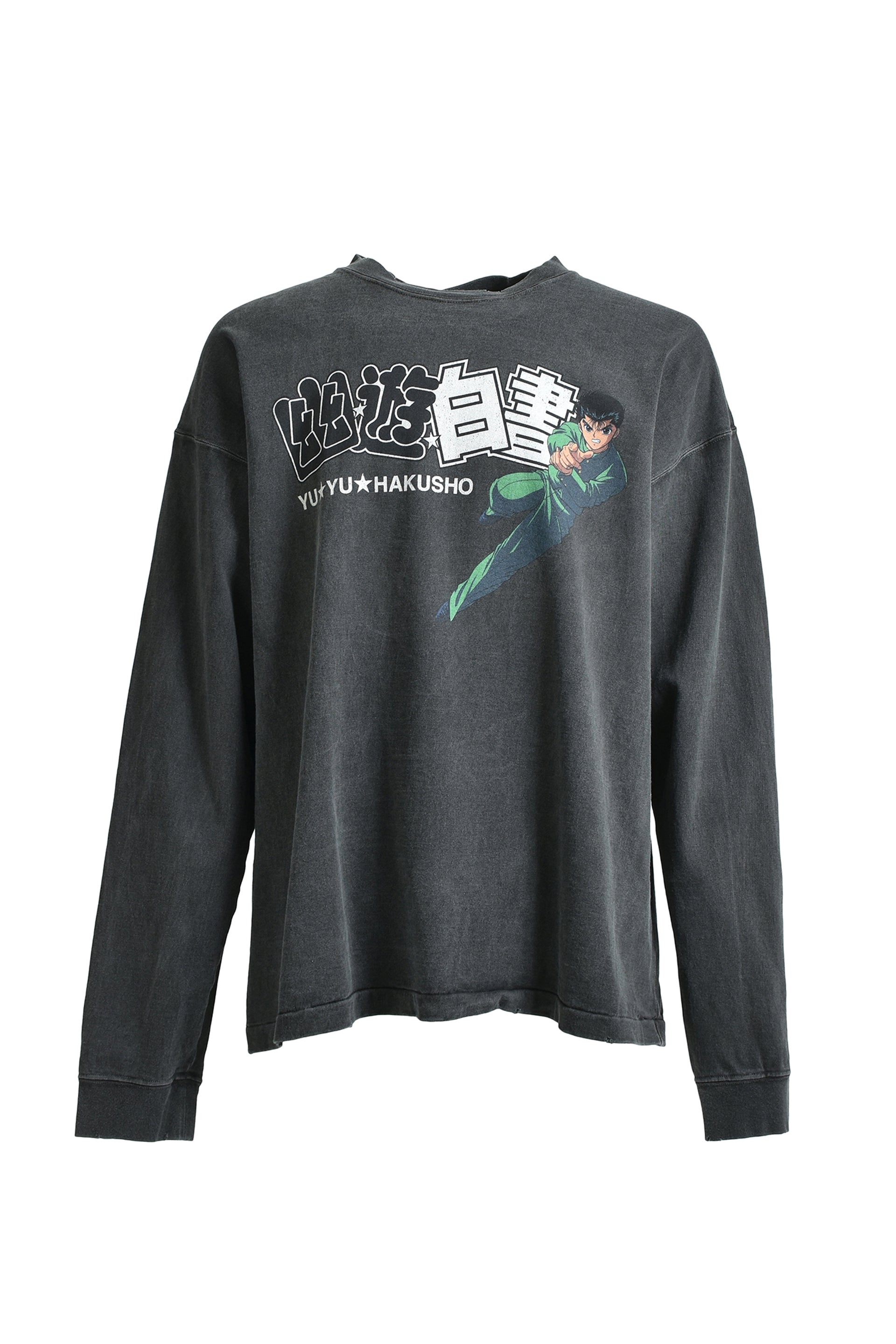 THE SUGAR PUNCH × TVアニメ「幽☆遊☆白書」 L/S T-SHIRTS / BLK