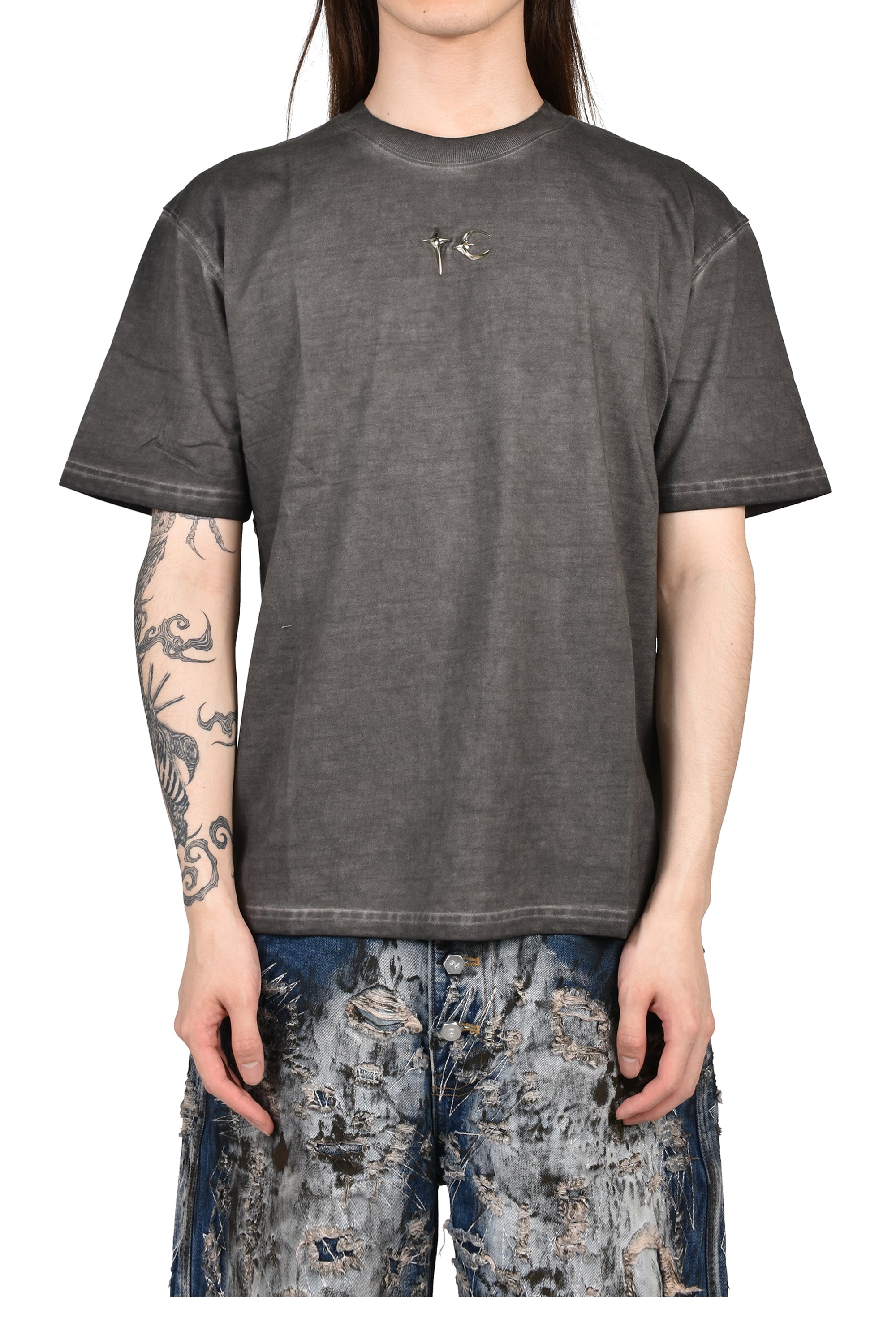 Thug Club サグクラブ SS26 TC BASIC T-SHIRT / GRY - NUBIAN ヌビアン