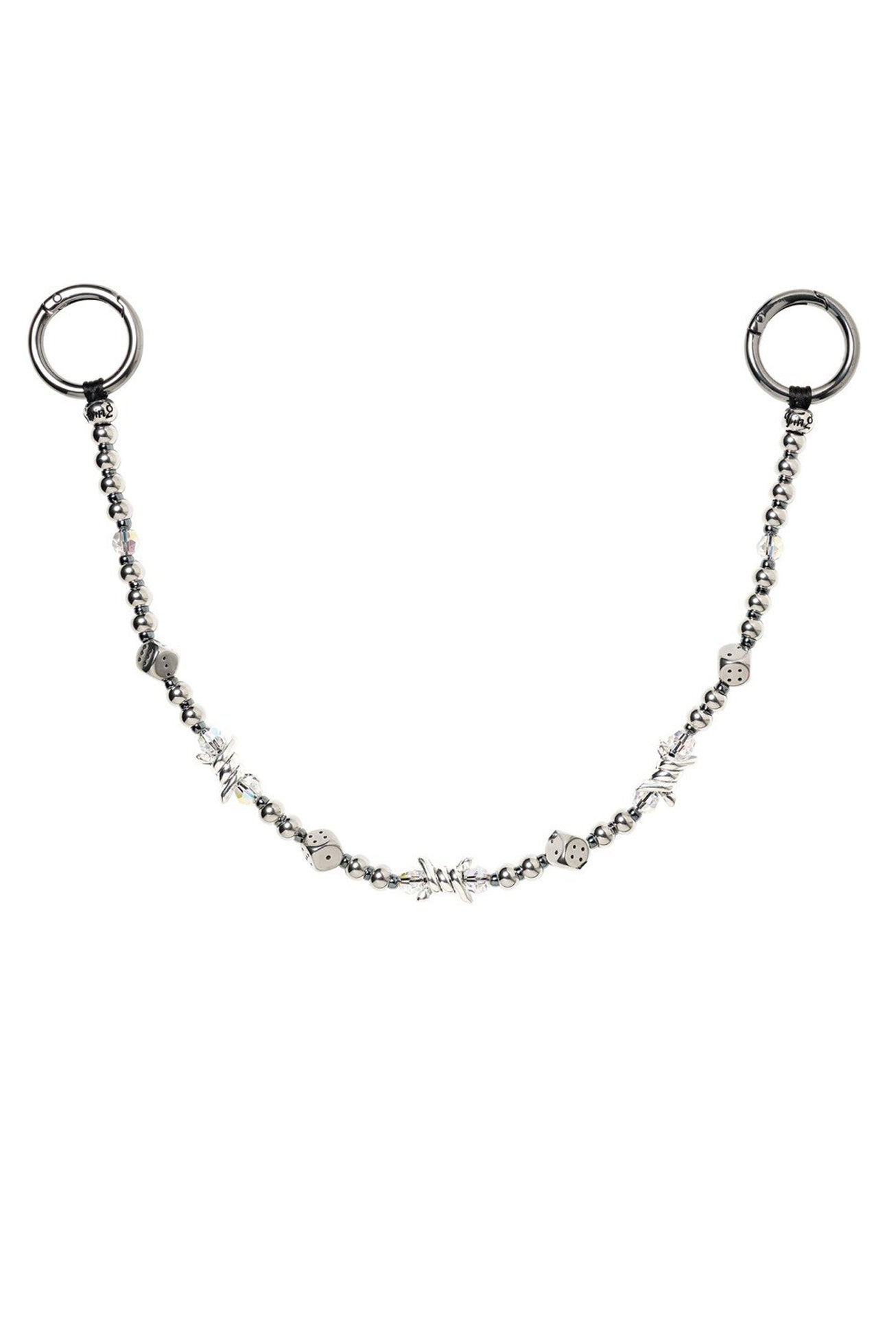 String Ting BARB DICE BAG TING(EXCLUSIVE) / SIL