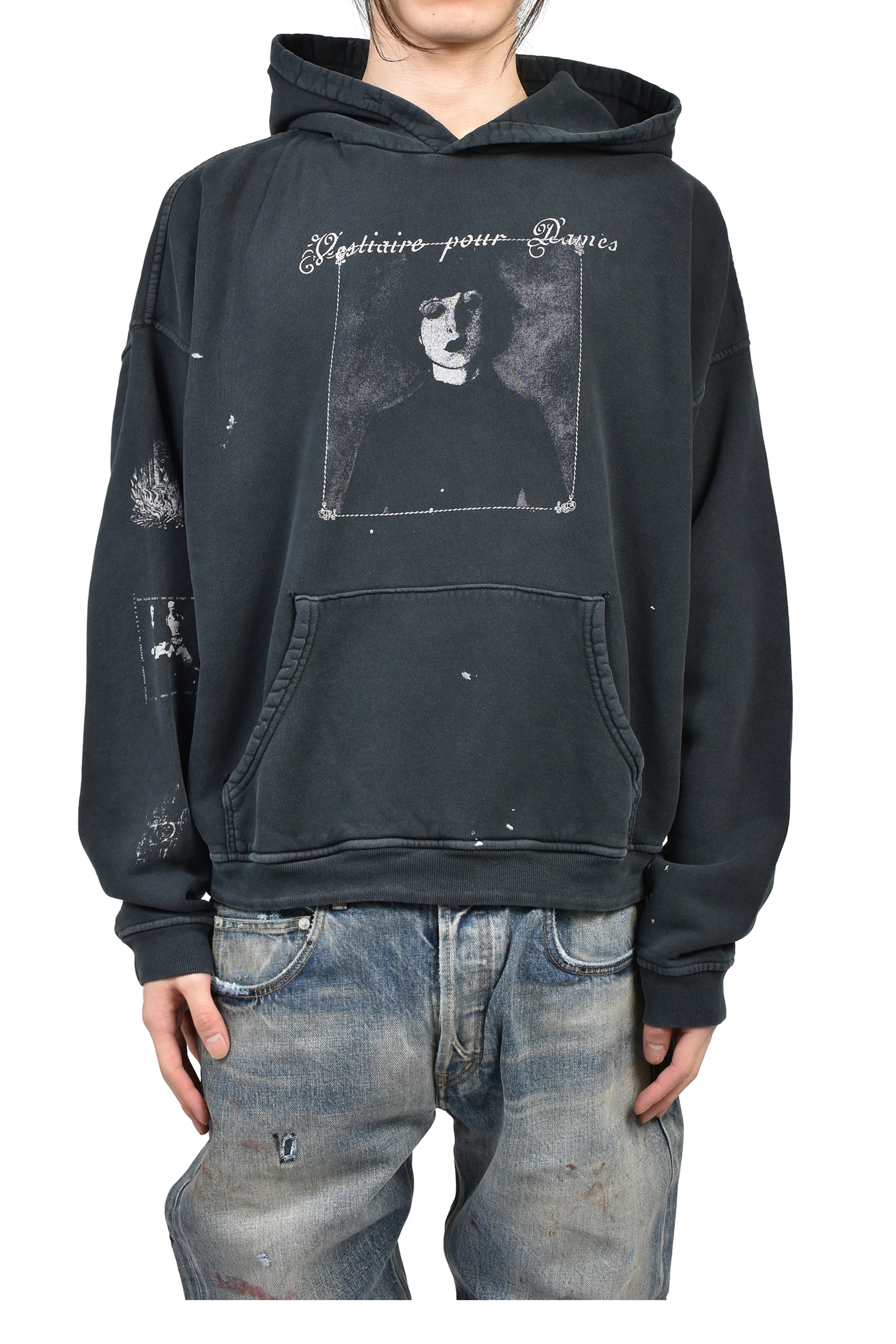 VESTIAIRE POUR DAMES HOODIE / FADED BLK