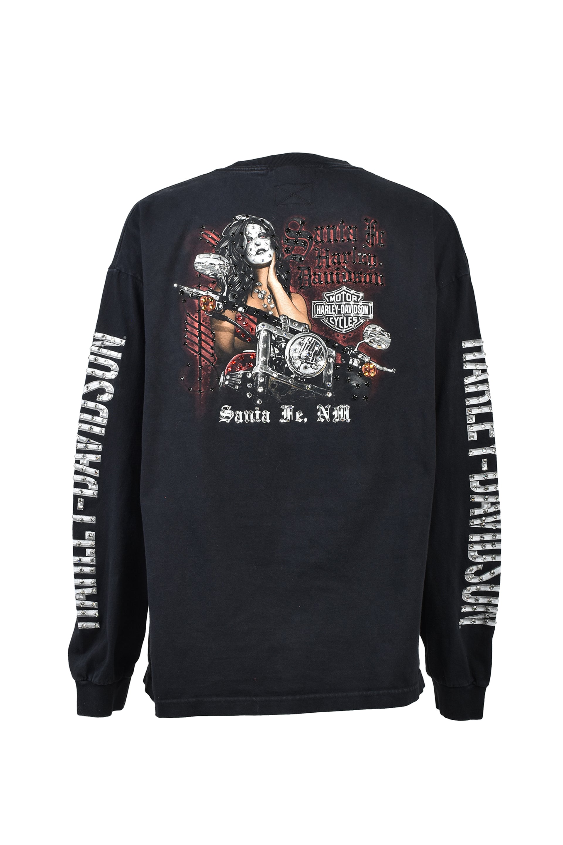 SANTA FE,NM LS TEE / BLK