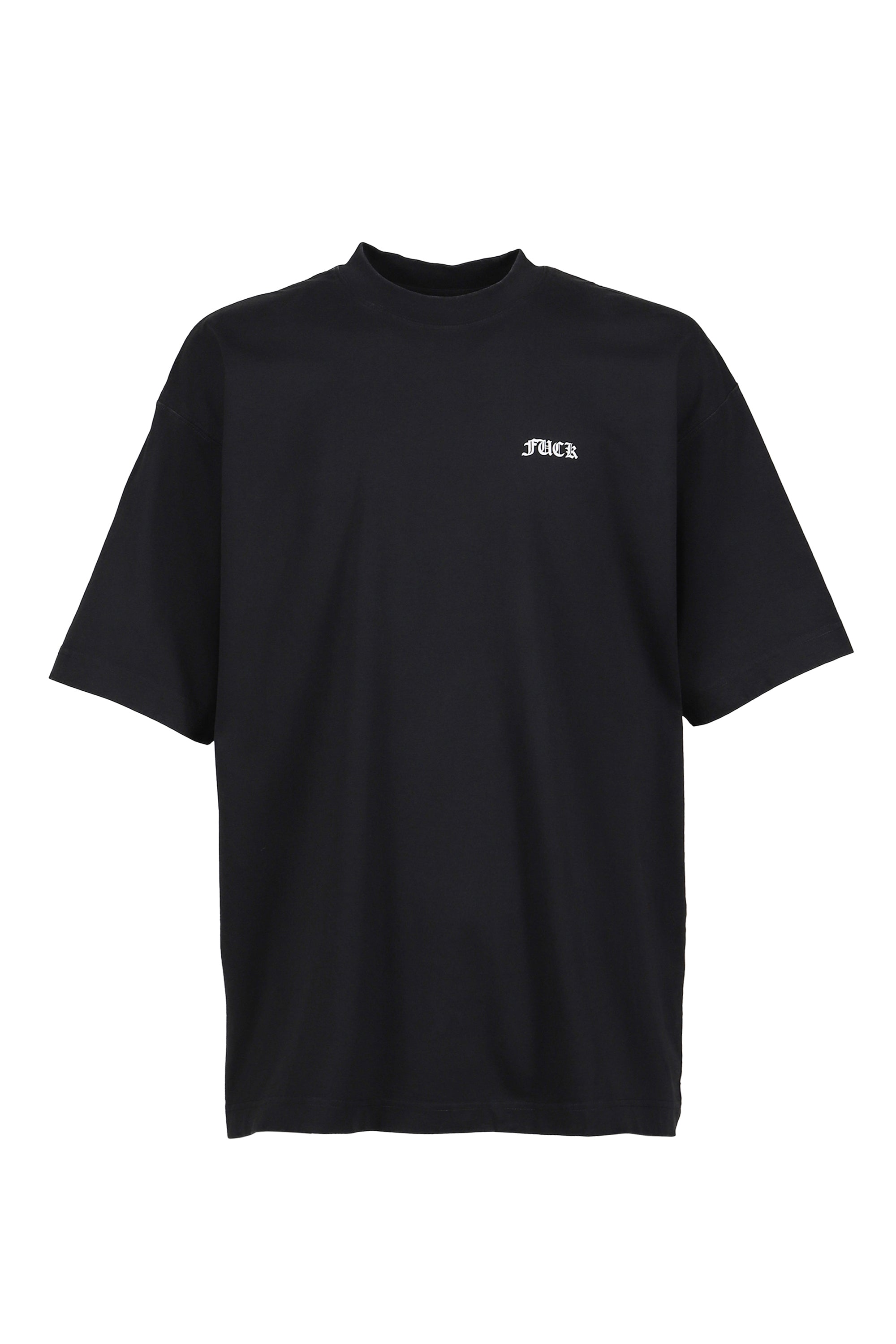 VETEMENTS ヴェトモン SS26 FU T-SHIRT / BLK - NUBIAN ヌビアン