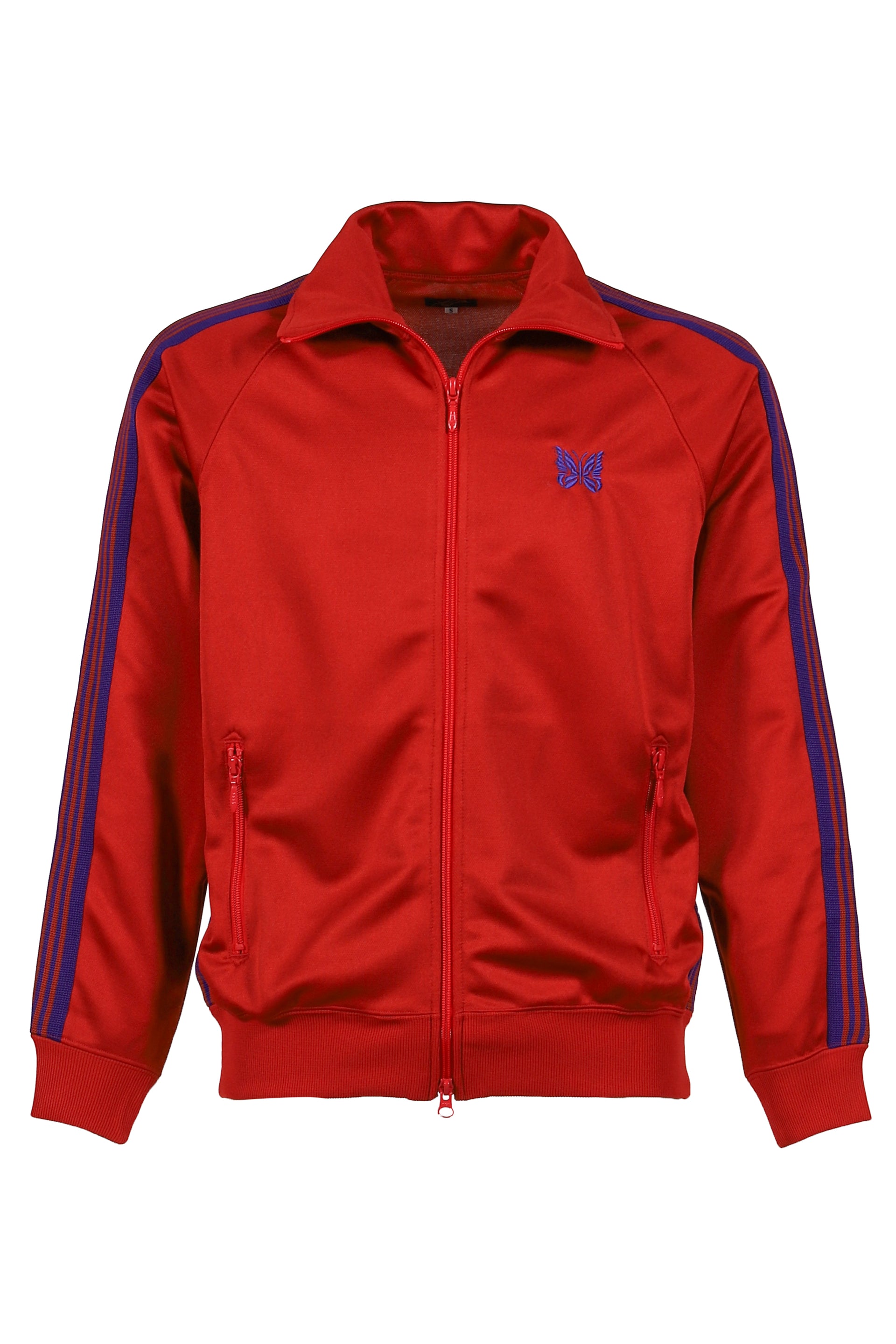 TRACK JACKET - POLY SMOOTH / RED