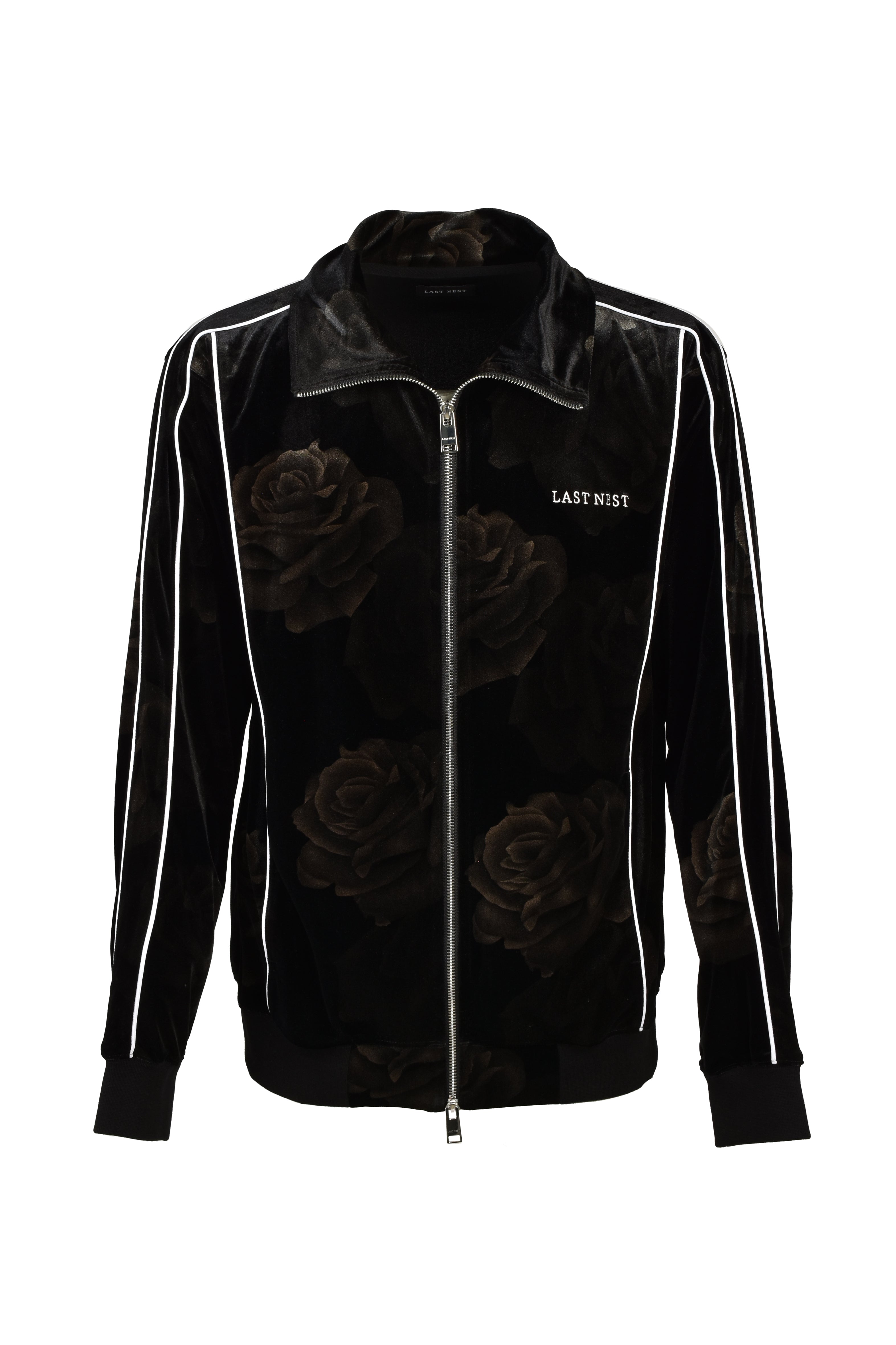 新品 ラストネストLAST NEST Velour Track Jacket M LAST NEST ラストネスト NUBIAN 20周年記念アイテム ROSE VELVET TRACK