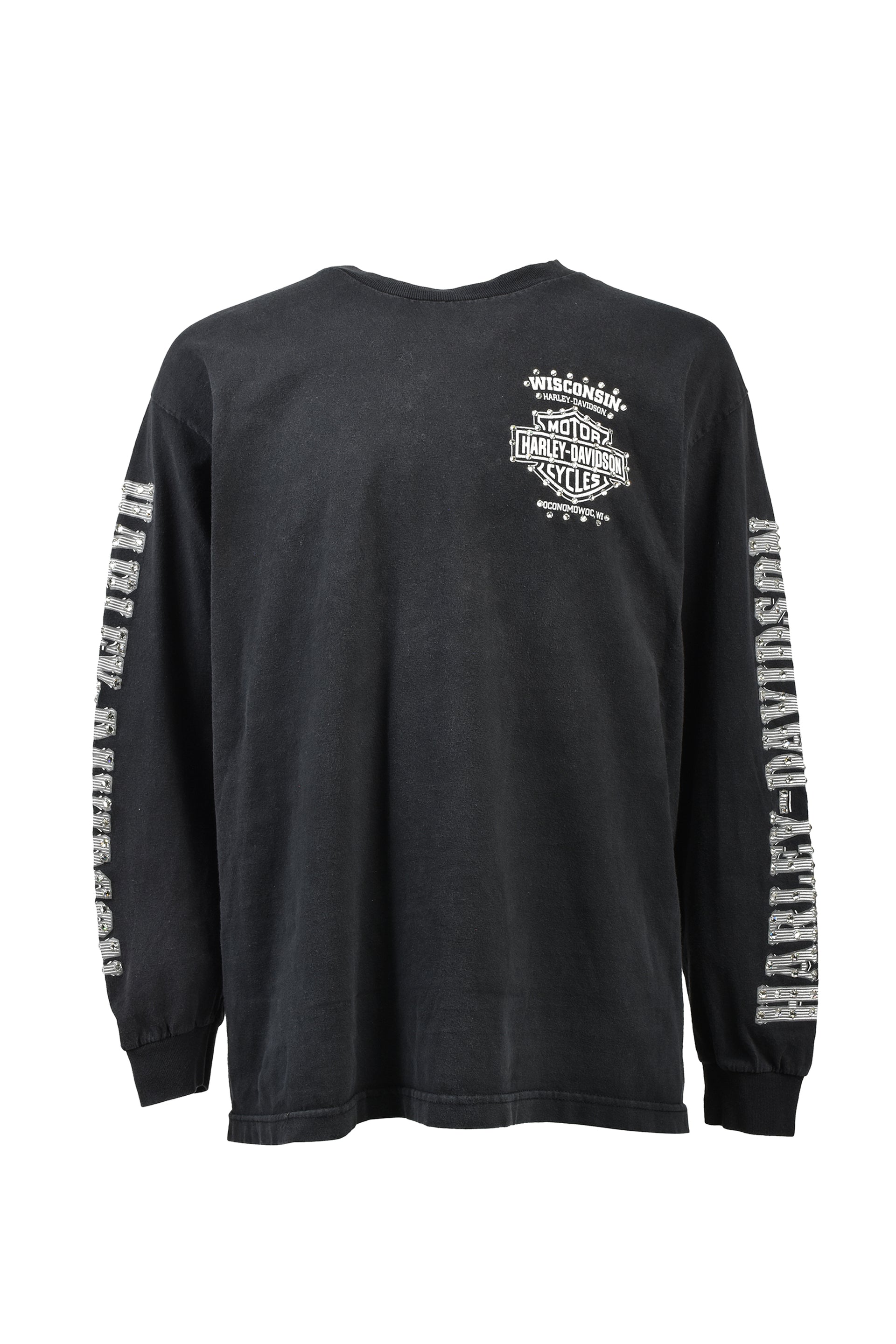 WISCONSIN LS TEE / BLK