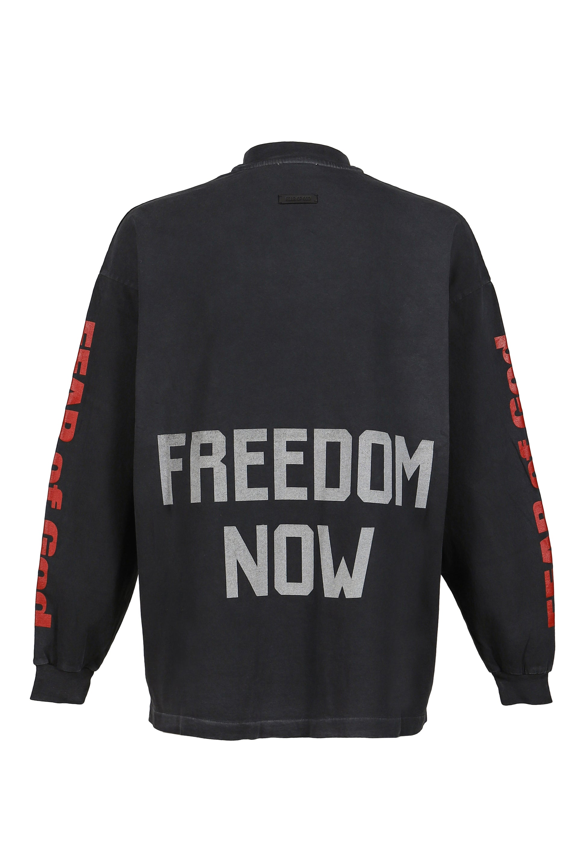 REAXED LS "FREEDOM" TEE / BLK