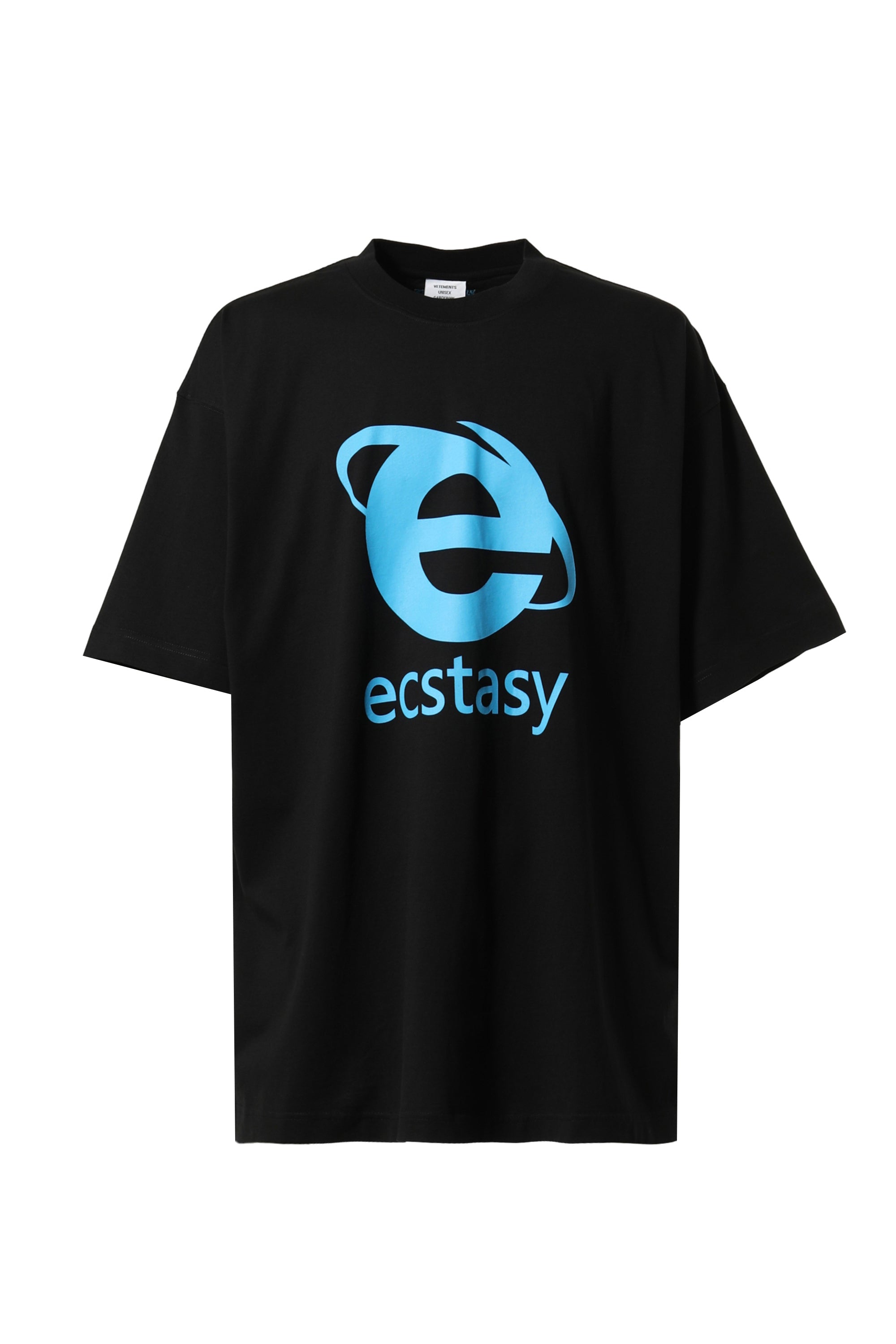 VETEMENTS ヴェトモンFW23 ECSTASY T-SHIRT / BLK -NUBIAN