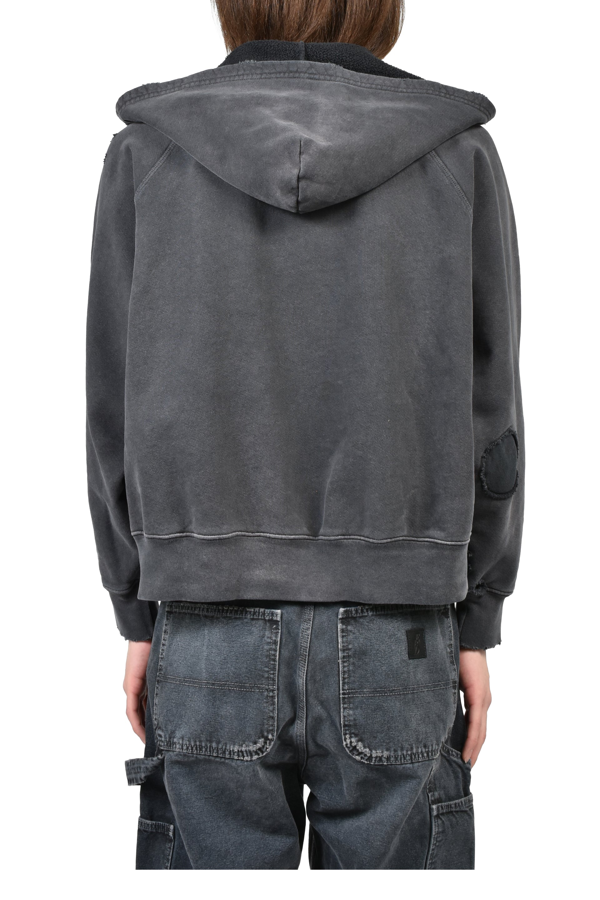 ERD LOGO RAGLAN AFTERHOOD / ANTIQUE BLK