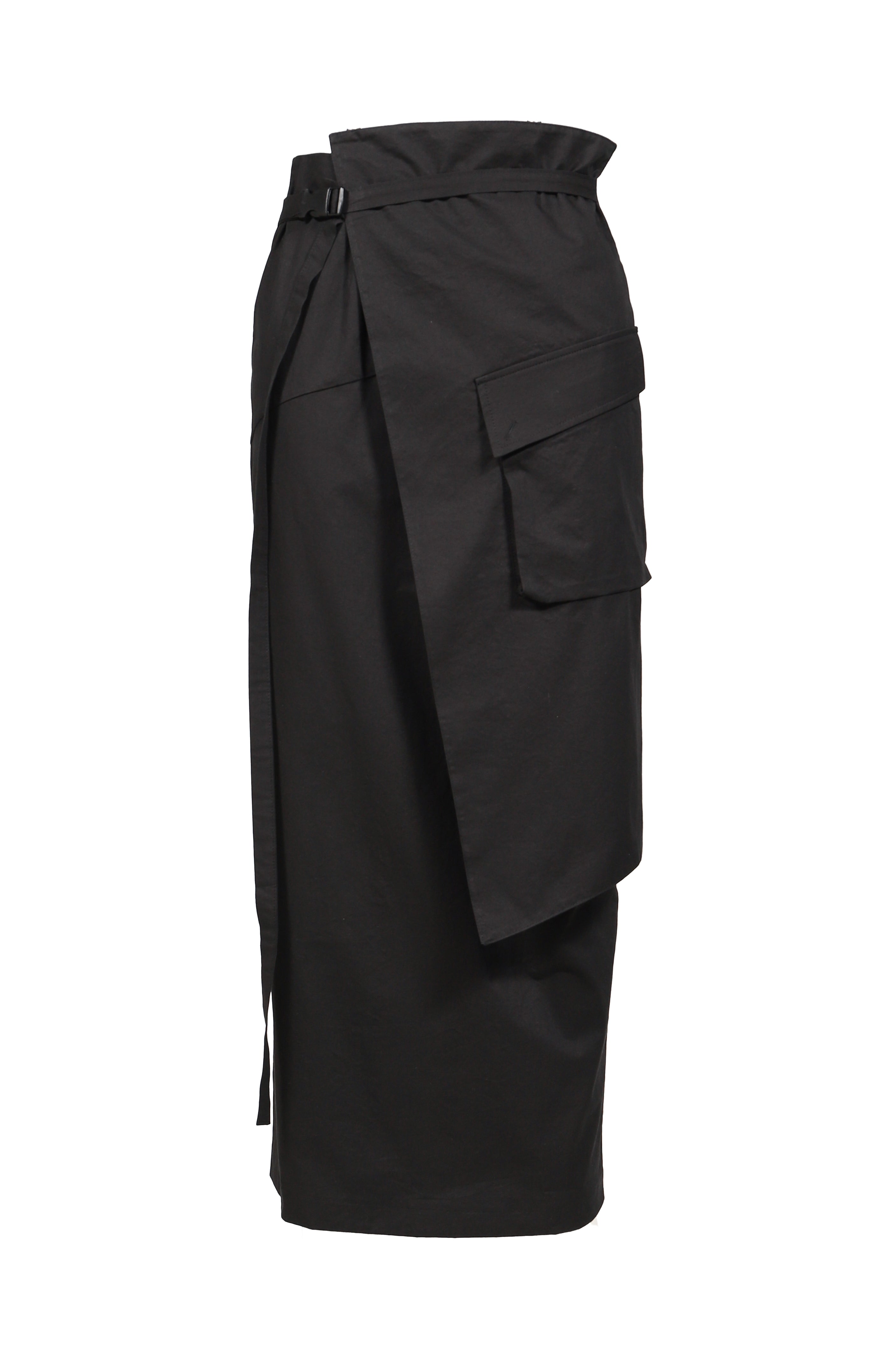 BOHEMSEO ボヘムソ SS26 LAP OUT POCKET SKIRT / BLK - NUBIAN ヌビアン